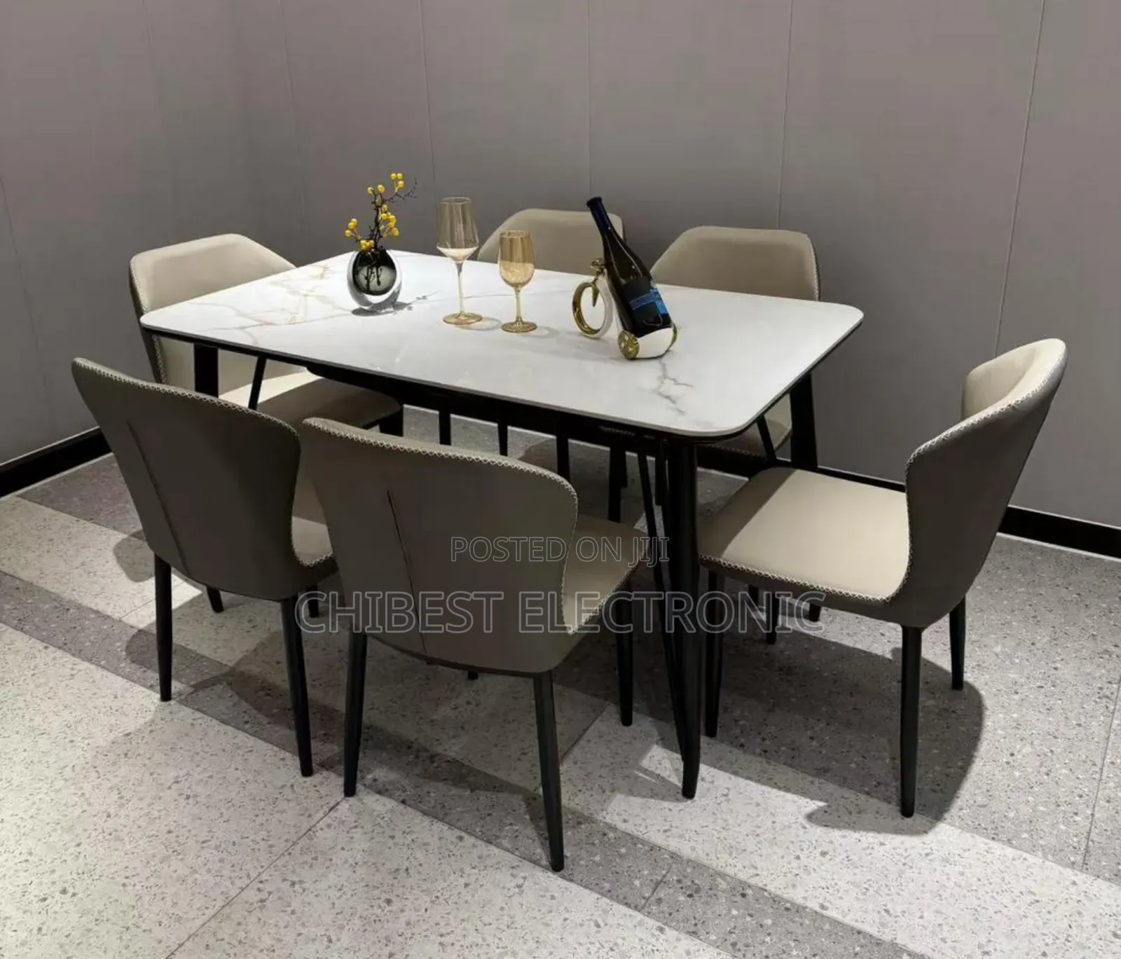 Different Color Dining Table for 6 People