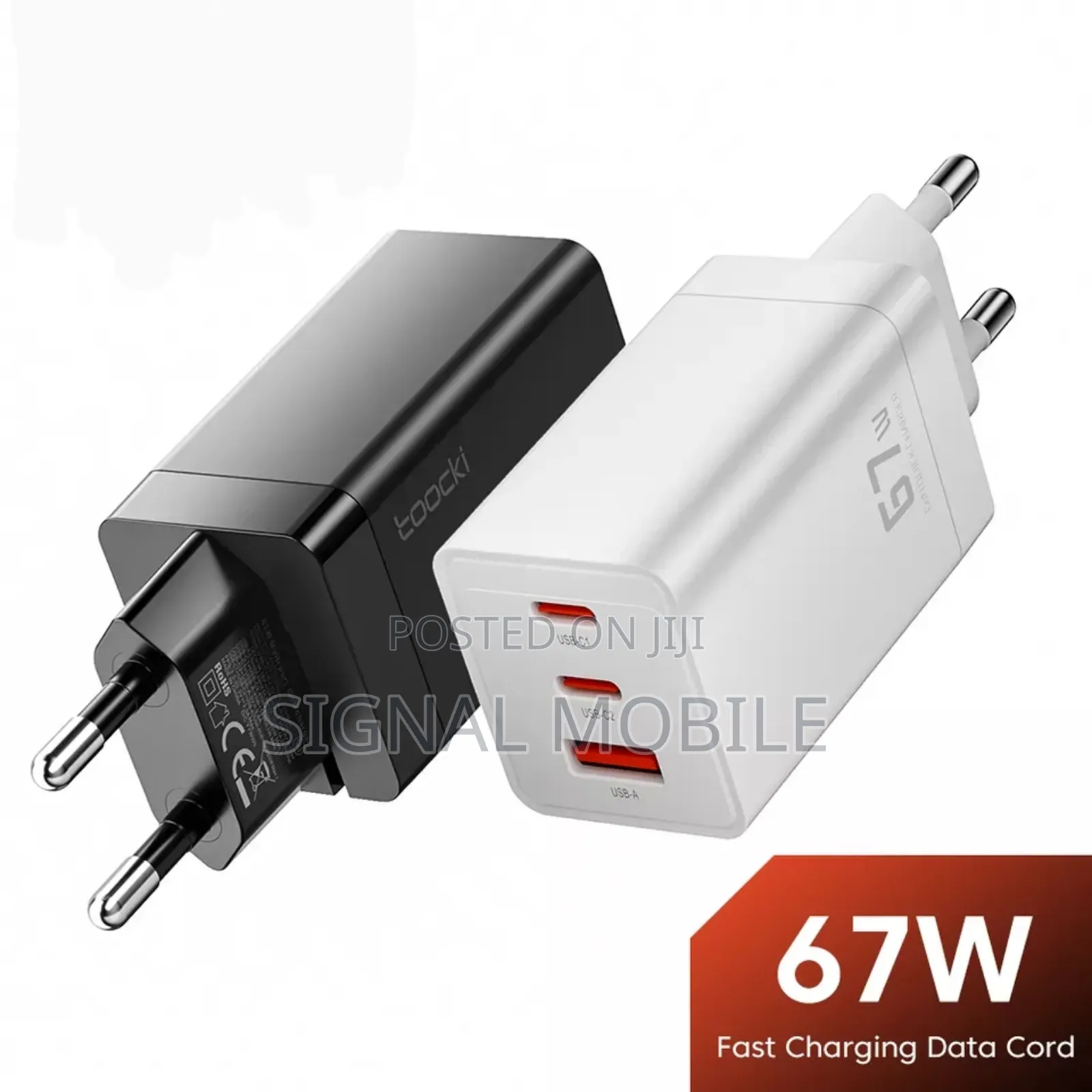 67w Gan C to C Qc 4.0 3.0 for Macbook Laptop iPhone Samsung