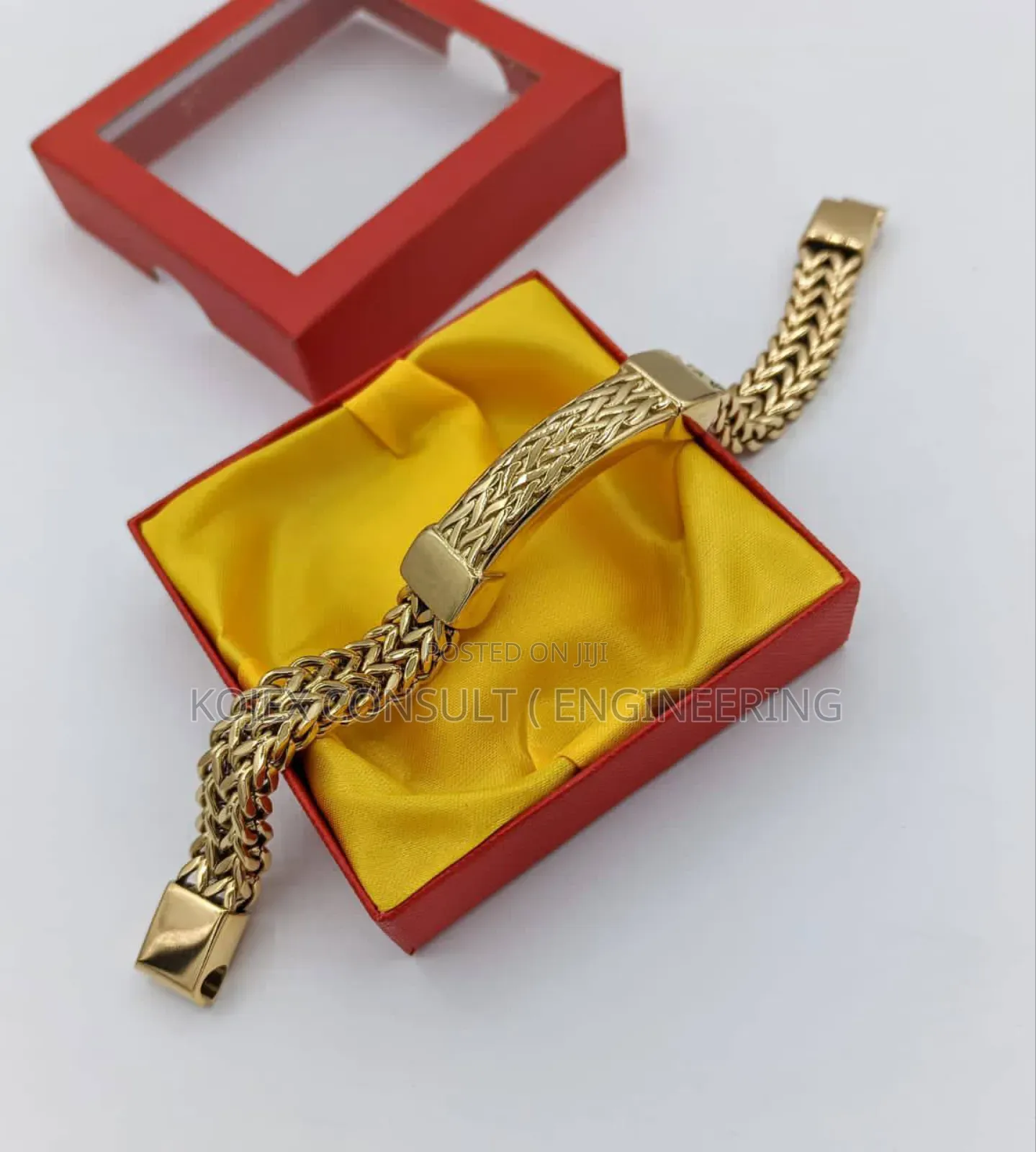 Kalen Brushed 316l Stainless Steel Chunky Bracelet