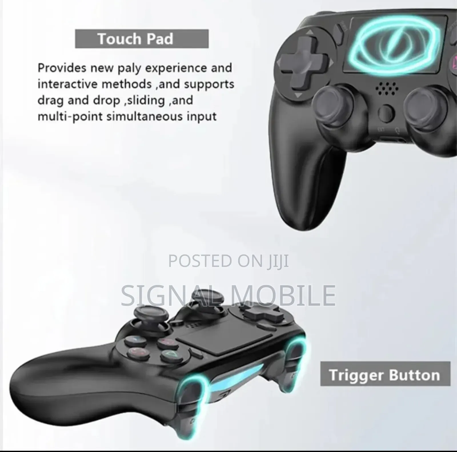 Ps4 Ps3 Wireless Pad 6 Axis Gyroscope Dual Vibration Gamepad