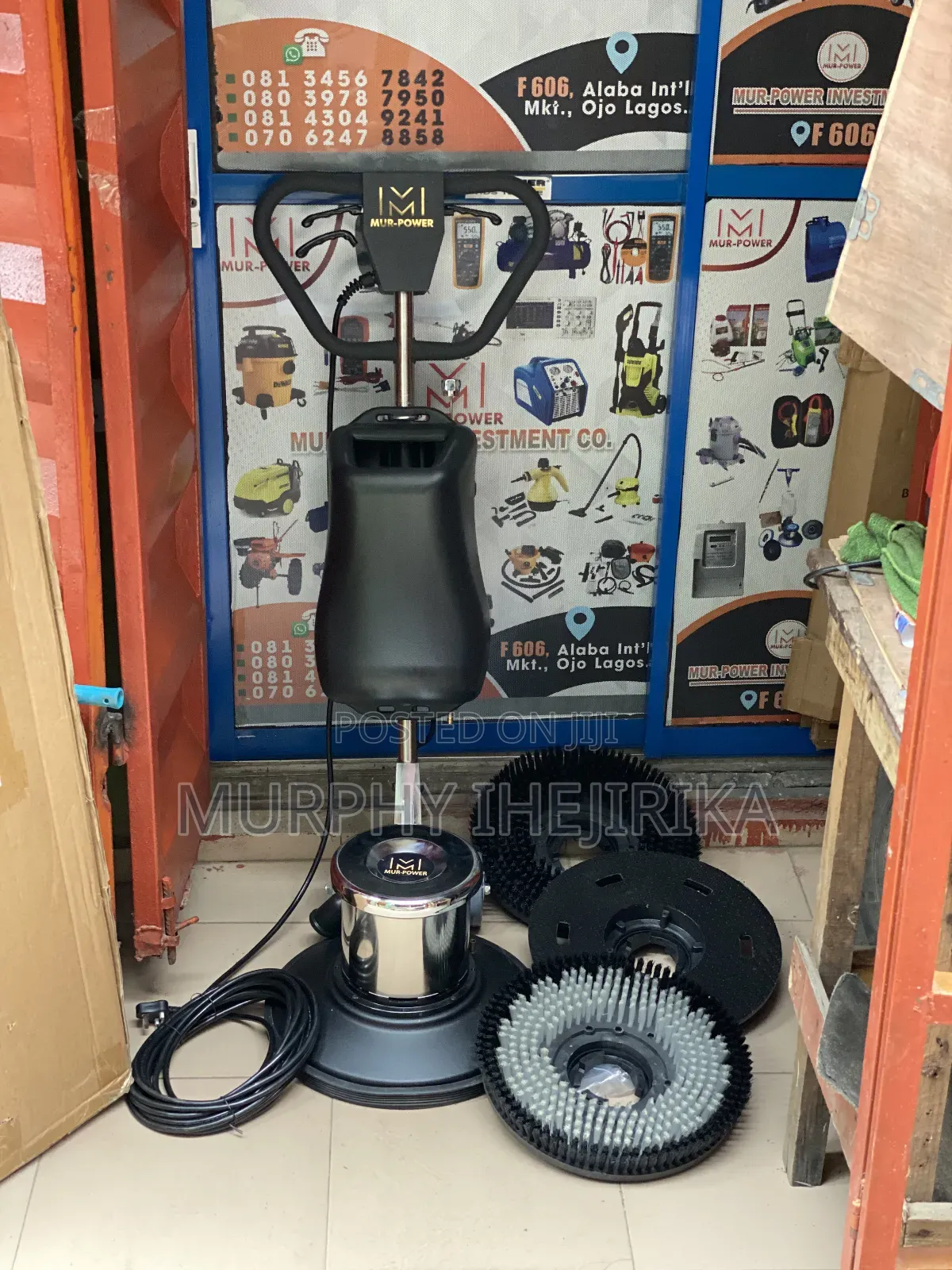 Durable Industrial Mur-Power Floor Scrubbing Machine