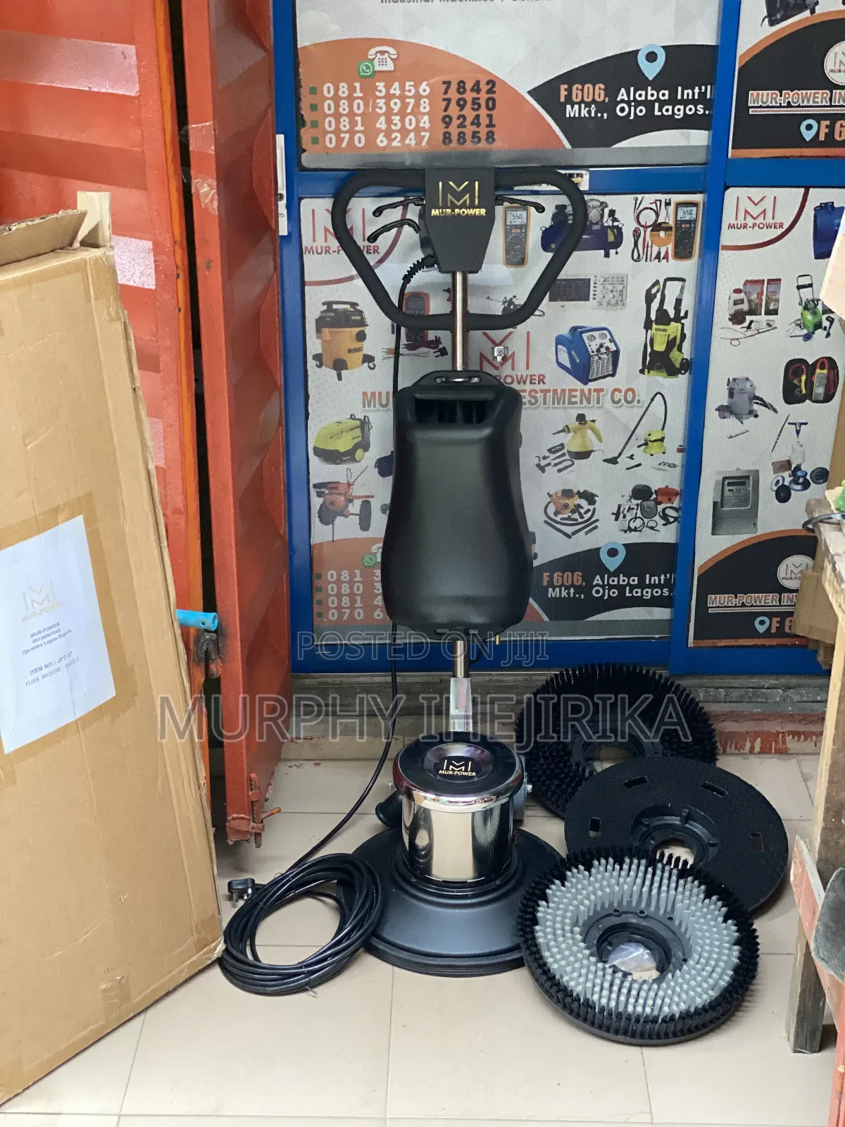 Durable Industrial Mur-Power Floor Scrubbing Machine