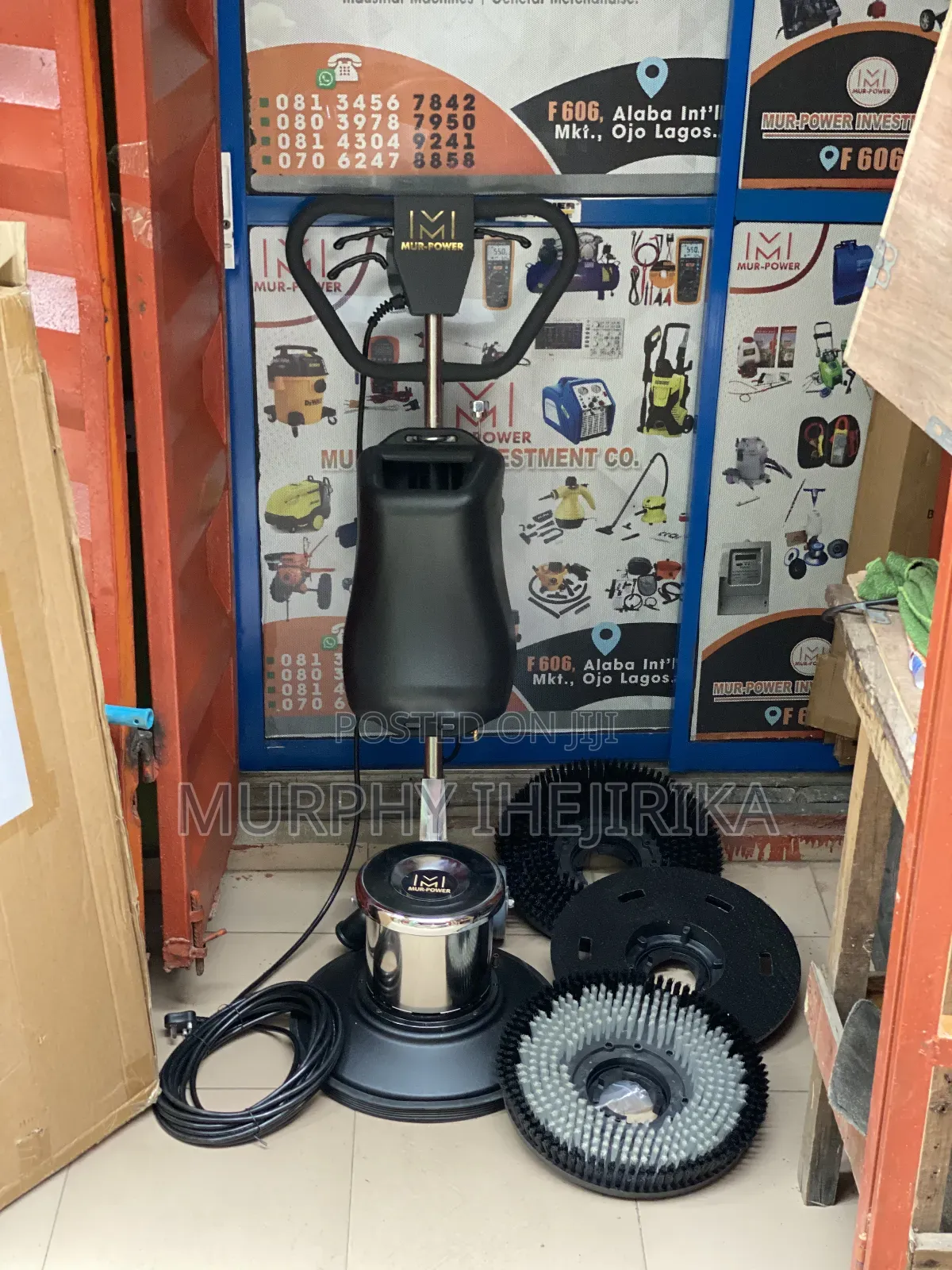 Durable Industrial Mur-Power Floor Scrubbing Machine