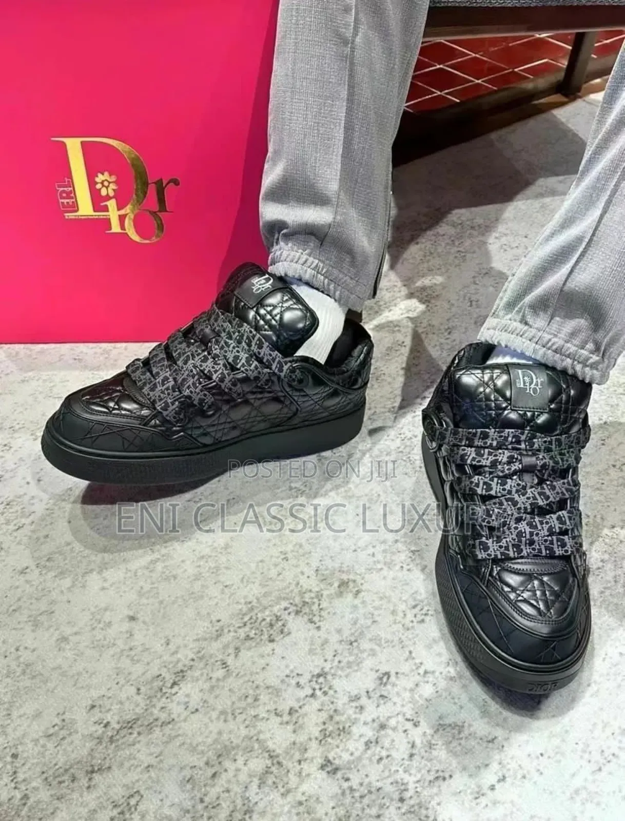 💯 Quality Luxury Men's Sneakers Dior Well Branded Package