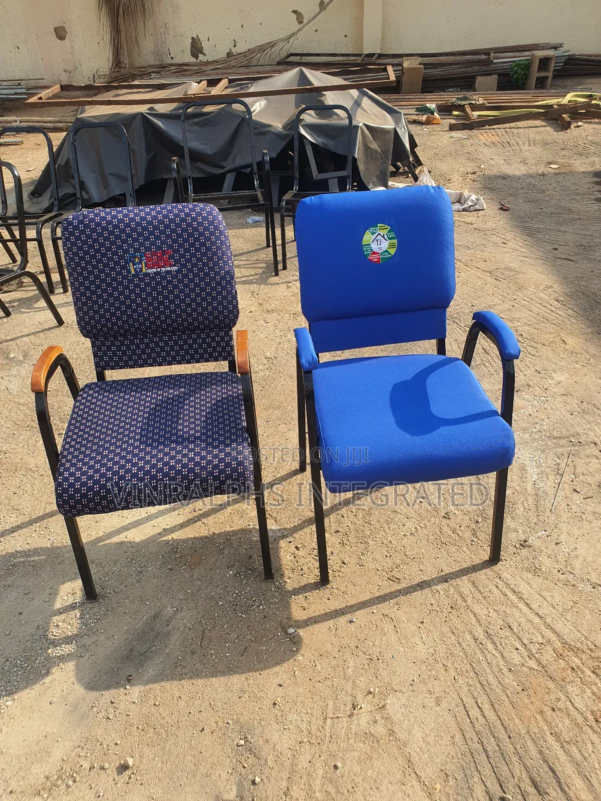 Customized Church Chair With Armrest and Logo