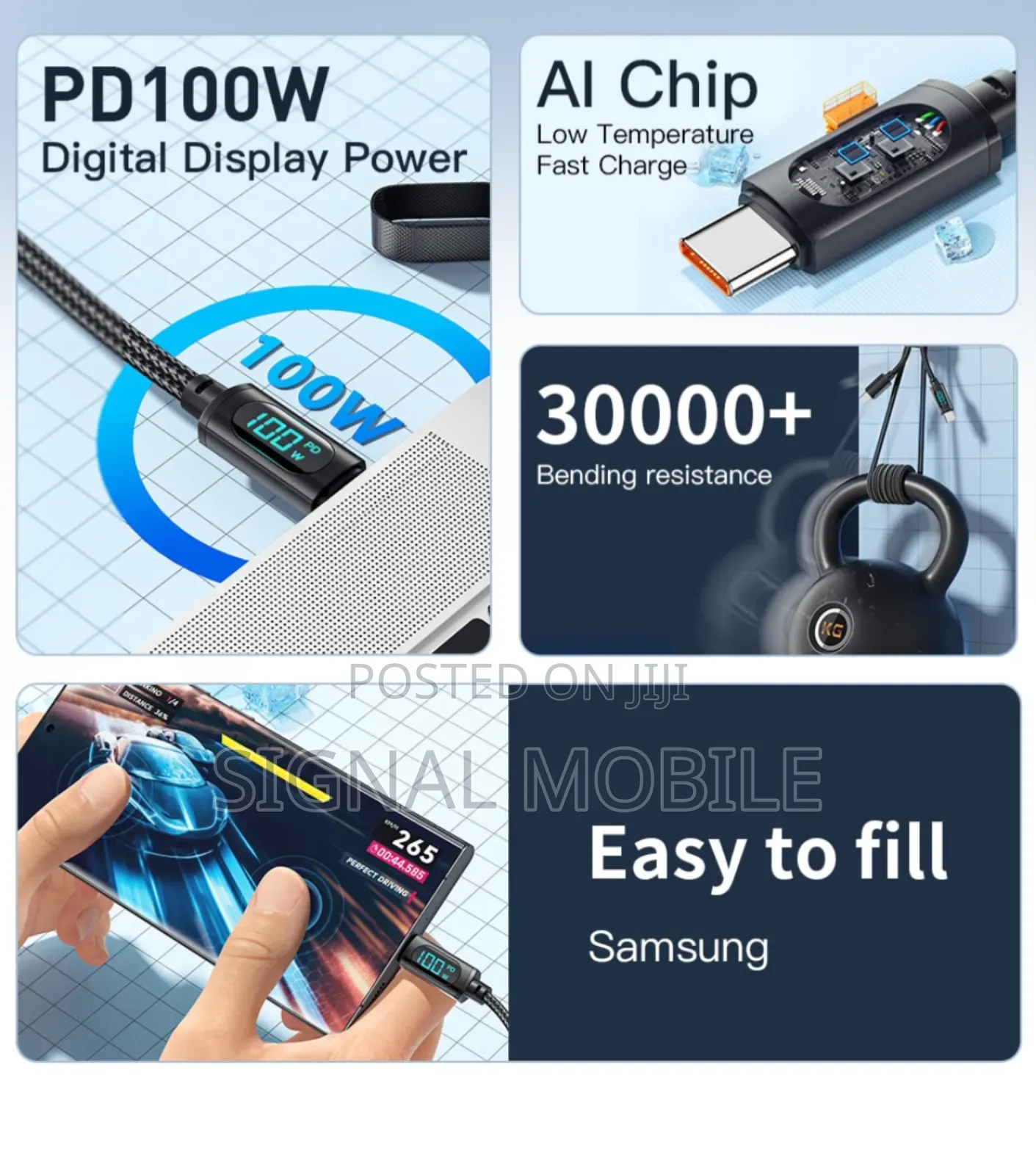 100w C to C Fast Data Cable for Macbook Laptop iPhone 15