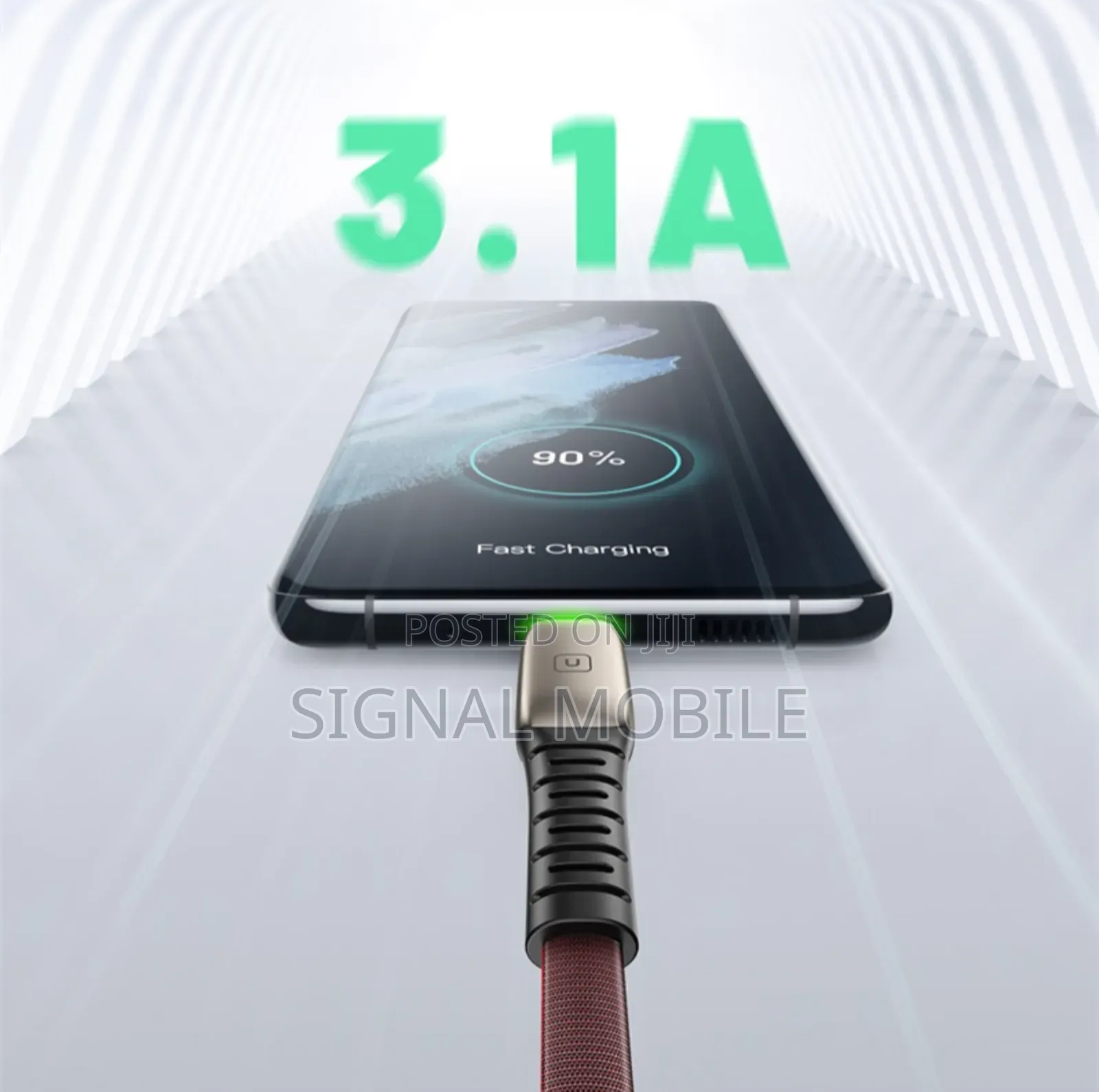 3.1a Type C Data Cord for Samsung Oppo Oneplus Nokia Vivo