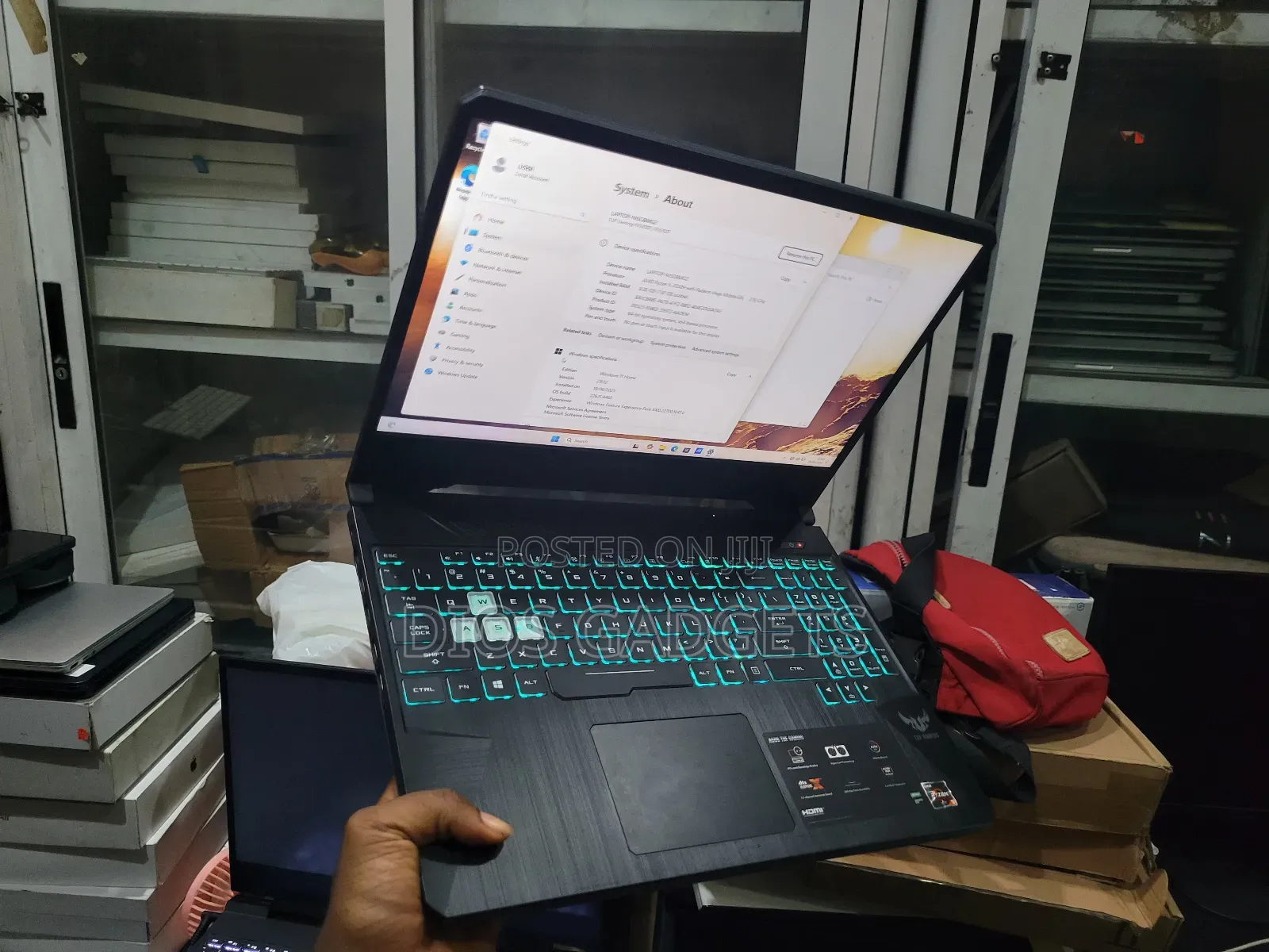 Laptop Asus TUF Dash F15 16GB AMD Ryzen 5 SSD 512GB