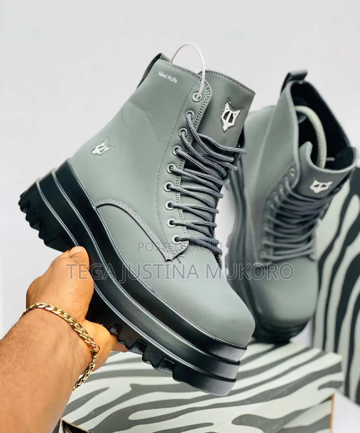 Latest Design Naked Wolfe Men's Boots