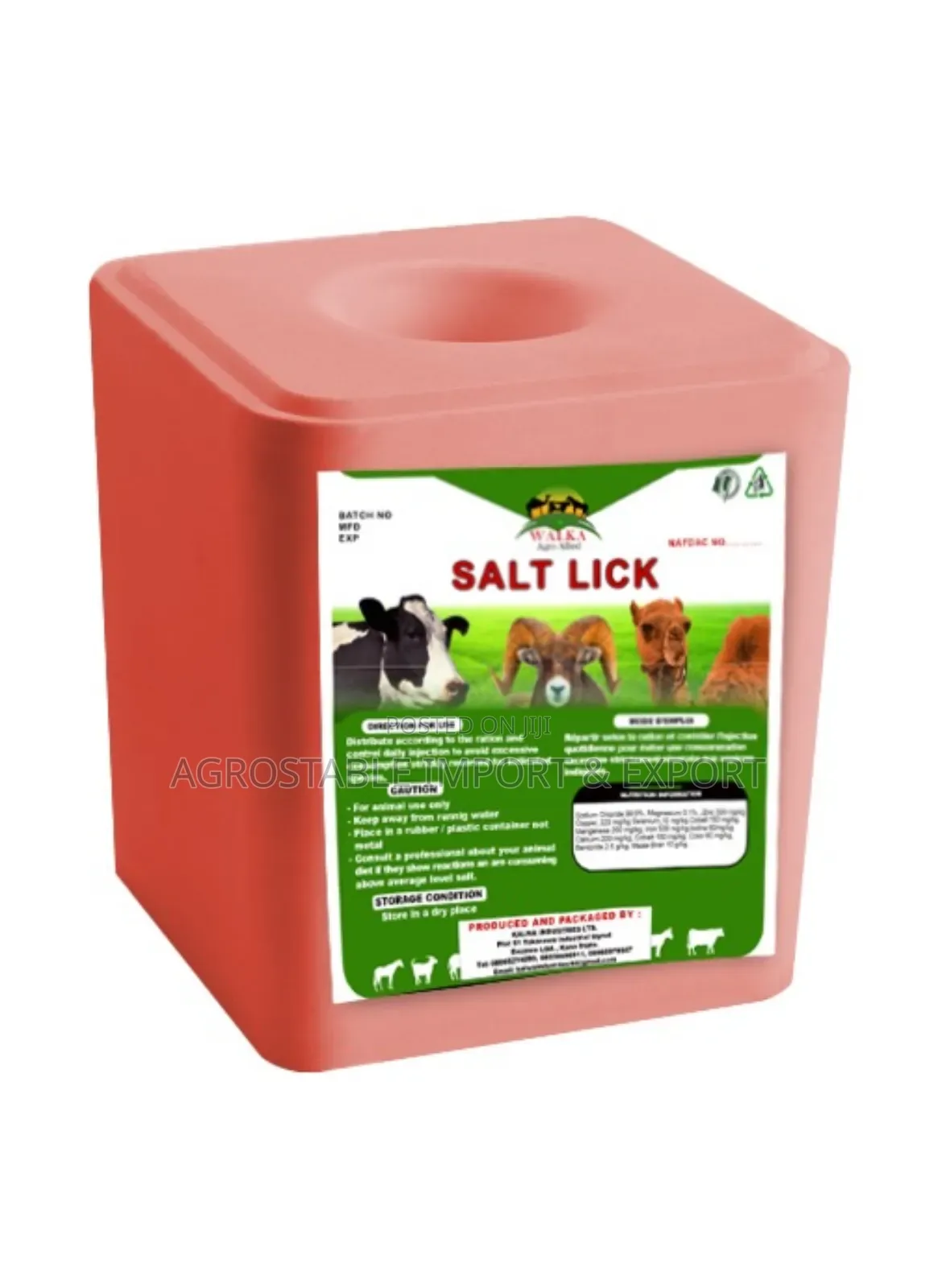 Salt Lick for Animal Use