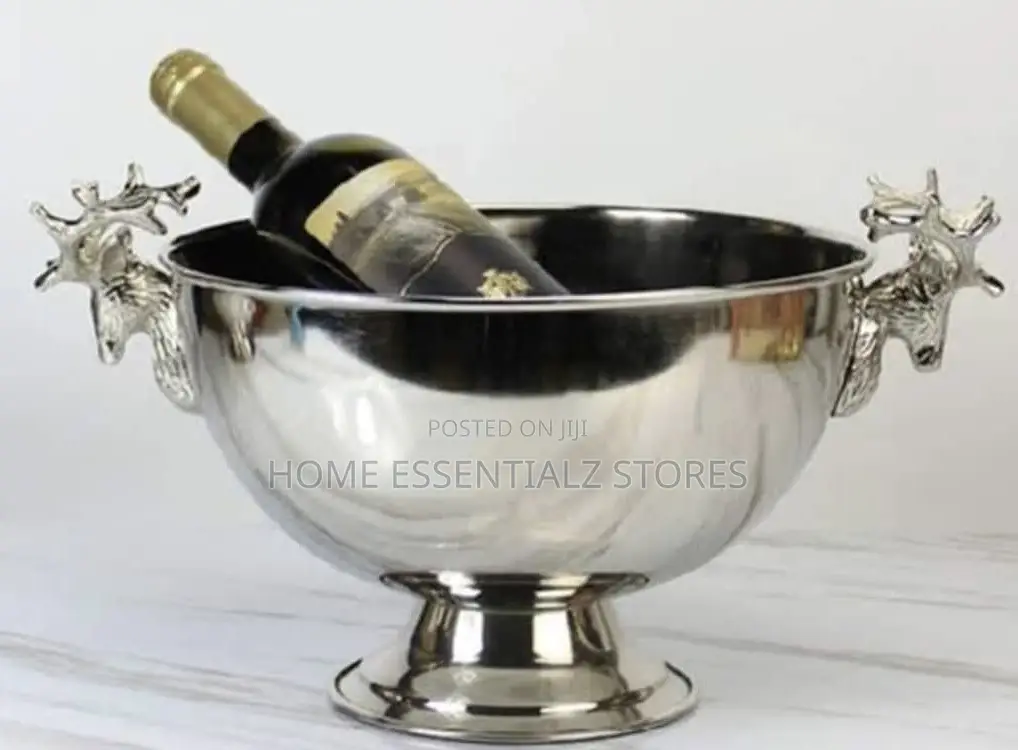 All Silver Body Luxury Wine Serving Bowl