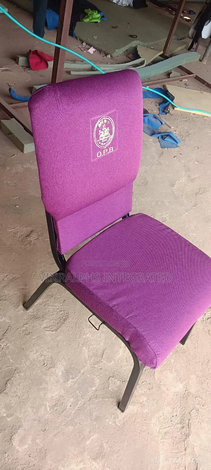 Elegance Church Chairs With Logo