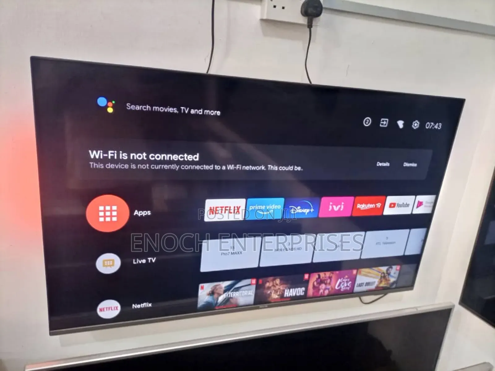 50 Inches TCL Android Smart Tv Uk Used