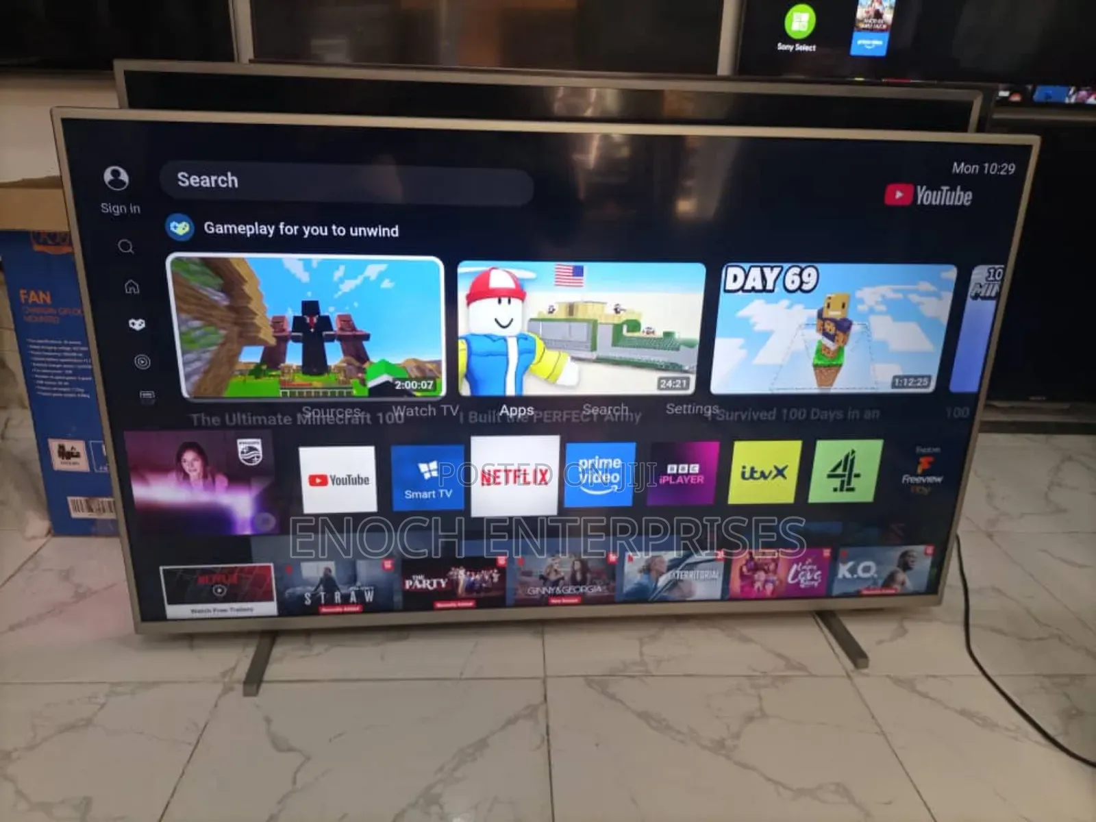 55 Inches Philips Smart Clean and Sharp TV