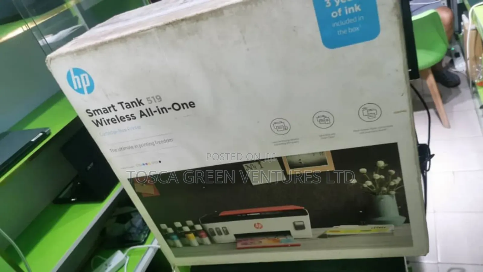 Hp Smart Tank 519 Wireless Printer 3in1