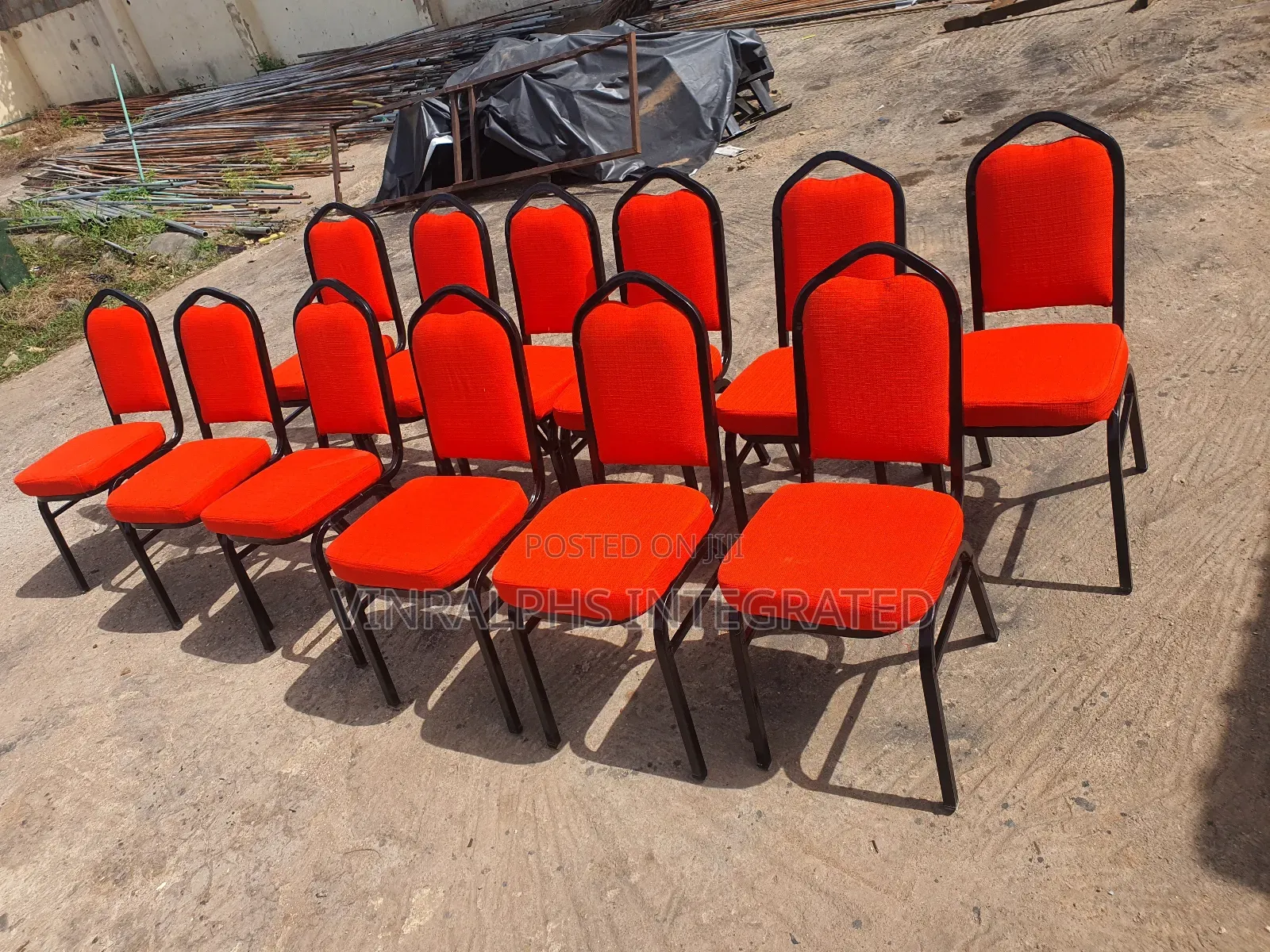 Customised Banquet Chairs With Back Guard.