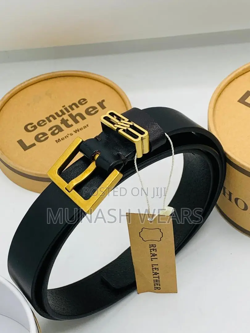 Original Leather Belt for Men Givenchy. Valentino