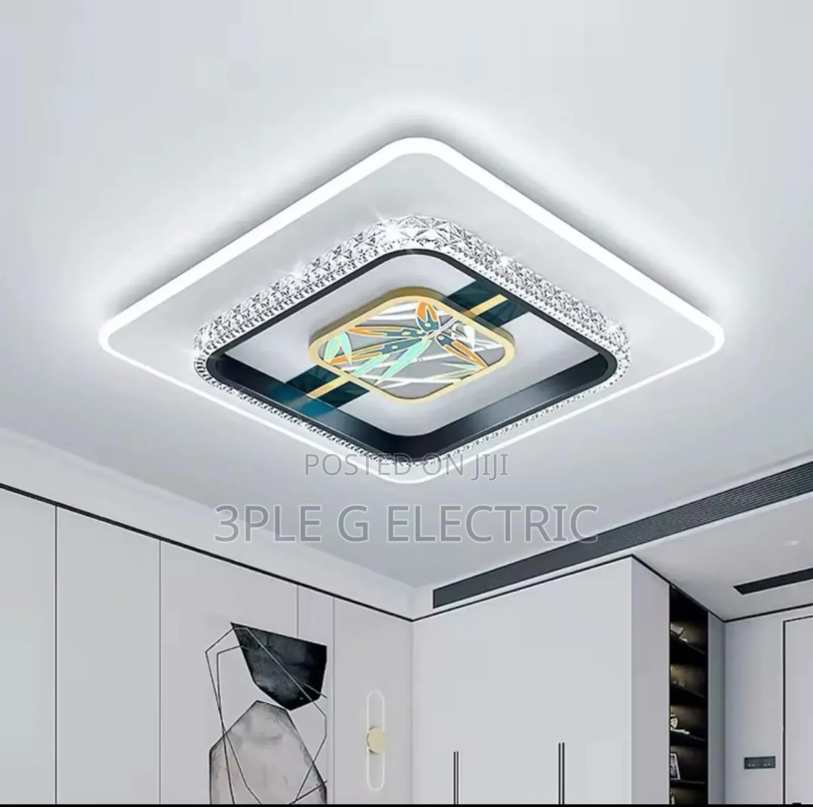Square Ceiling Flush