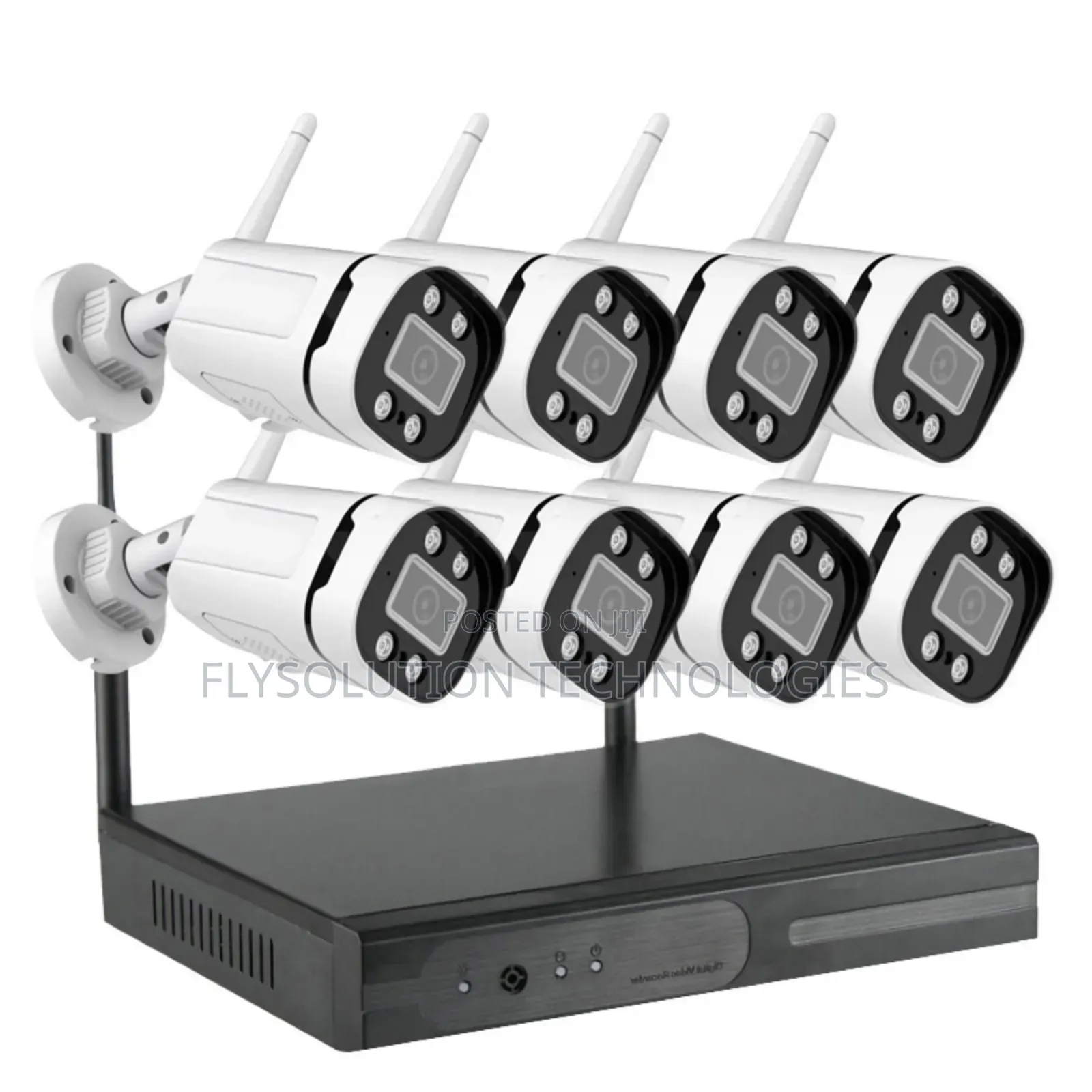 Full Colour 8 Channel Wireless CCTV NVR Wifi Kit