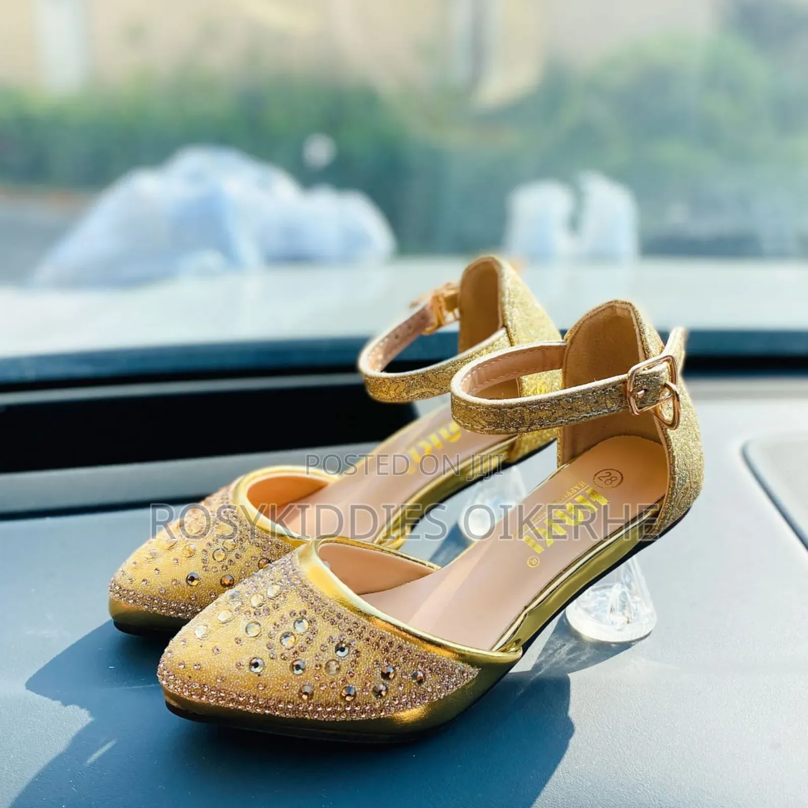 Gold Girls Cover Shoes