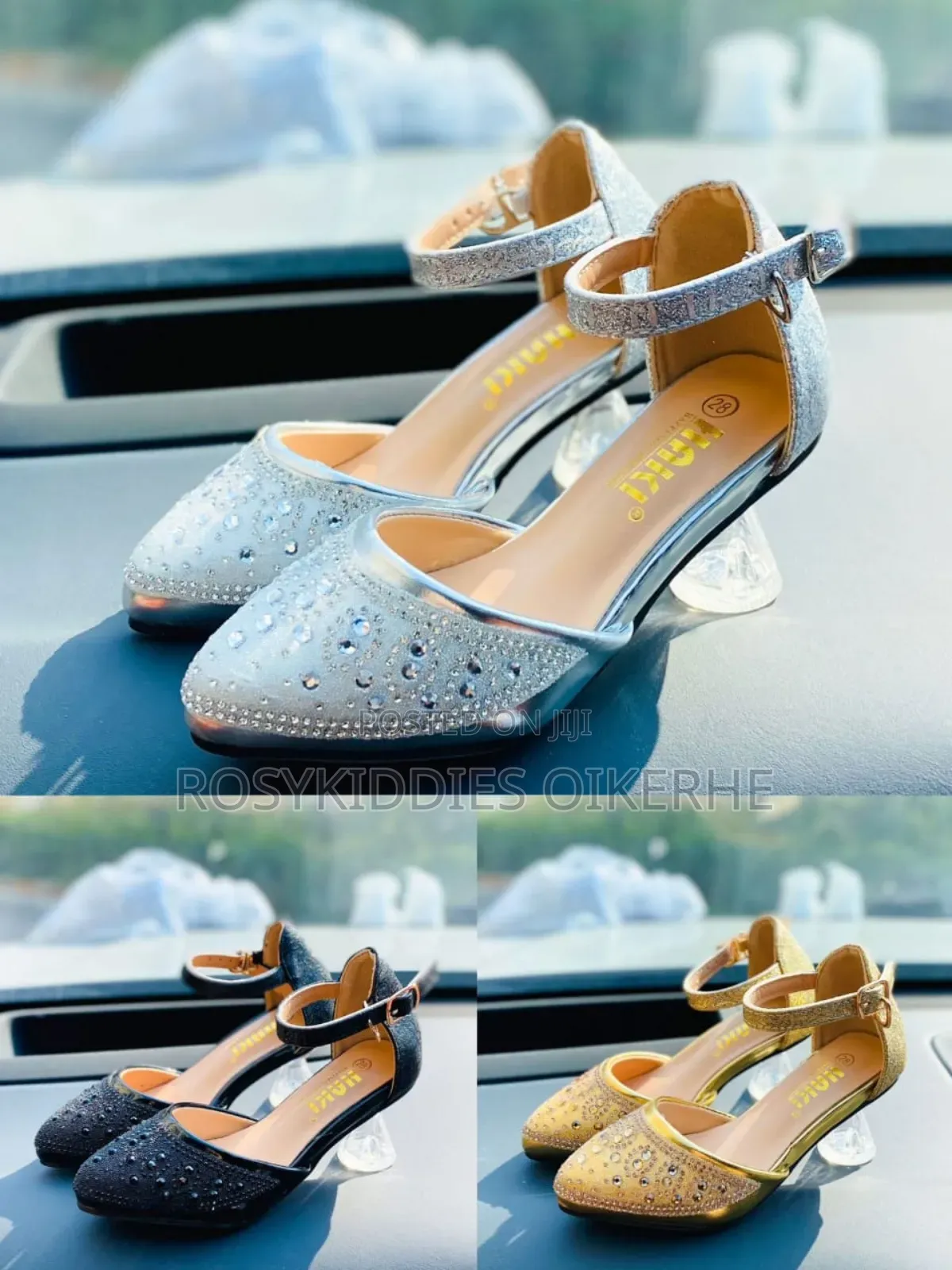 Gold Girls Cover Shoes