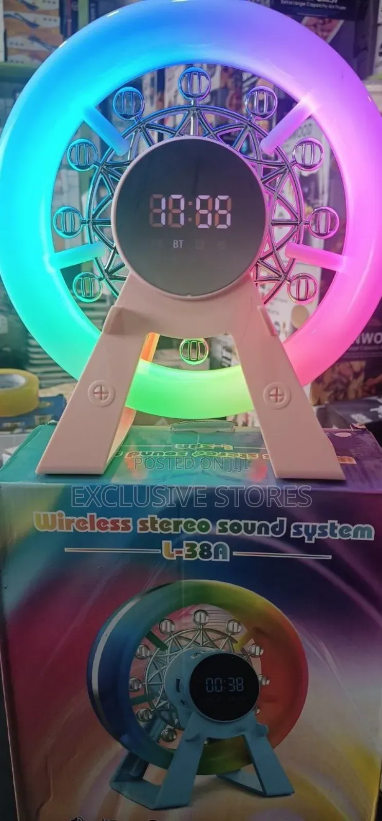 Rechargeable Bluetooth Sound System With RGB