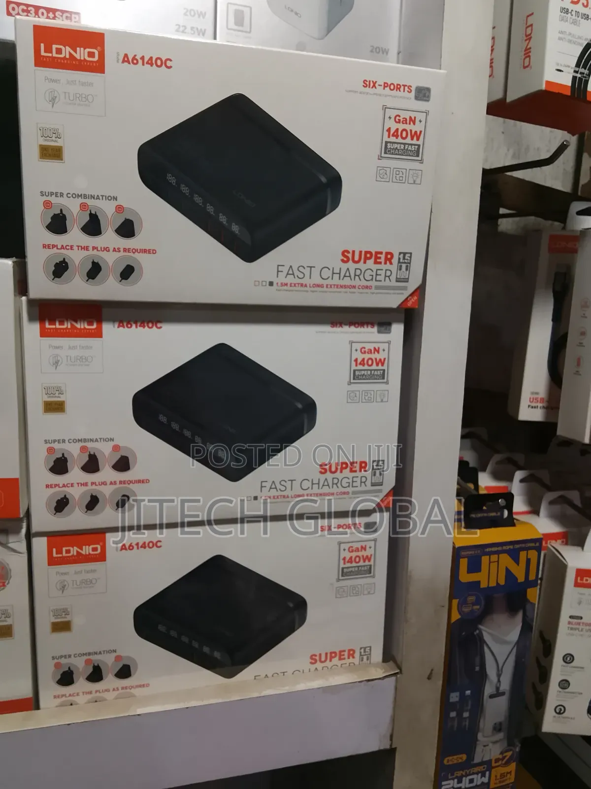 Ldnio Gan Super Fast Desktop Charger - 140w