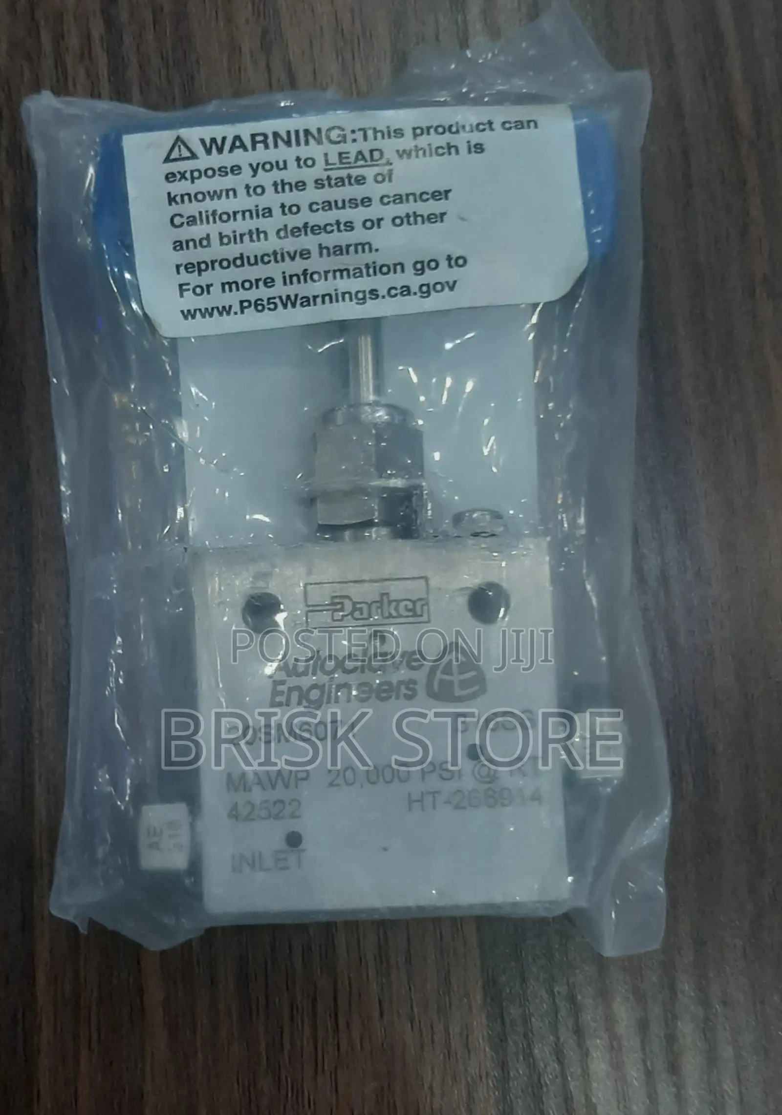 Parker 20sm6071 3/8′′ Medium‐Pressure Needle Valve