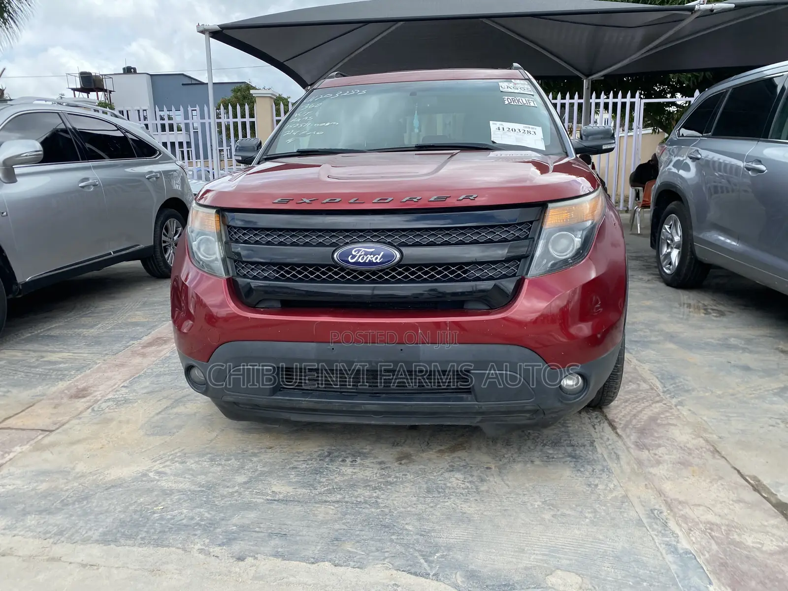 Ford Explorer EcoBoost AWD (2.0L 4cyl) 2014 Red