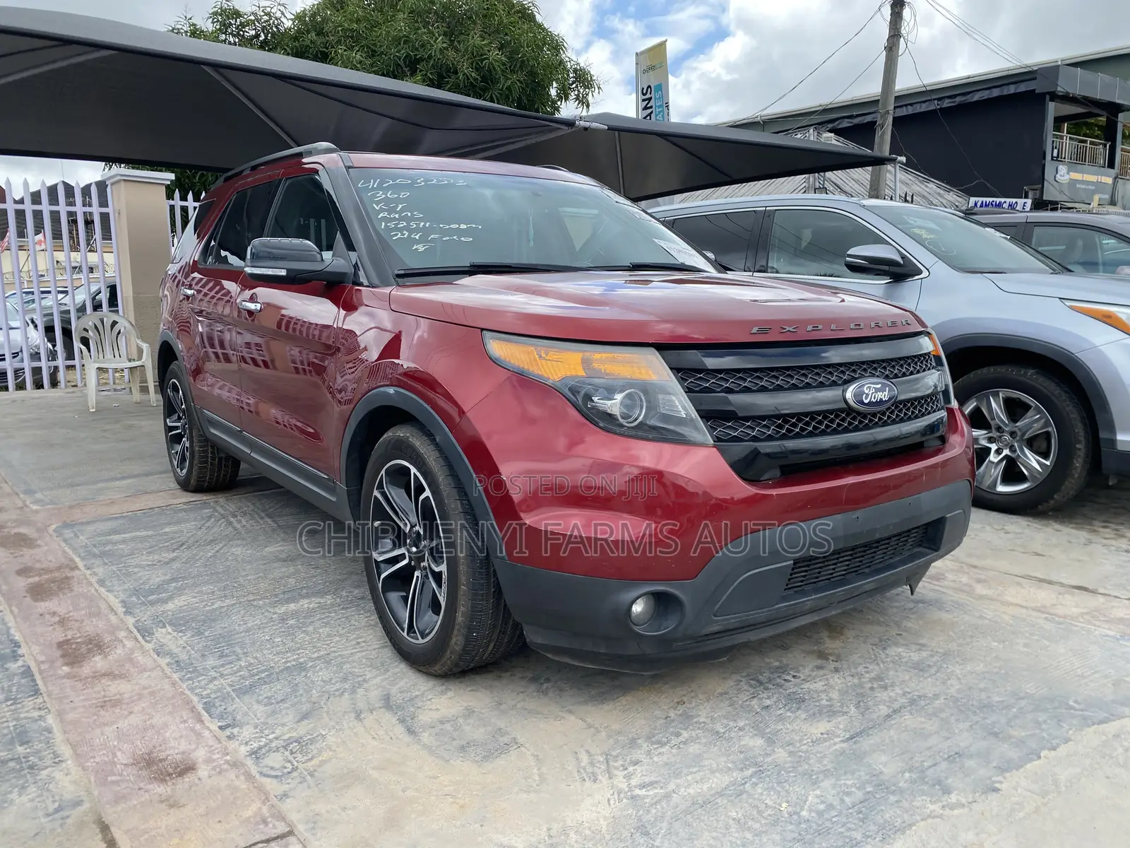 Ford Explorer EcoBoost AWD (2.0L 4cyl) 2014 Red