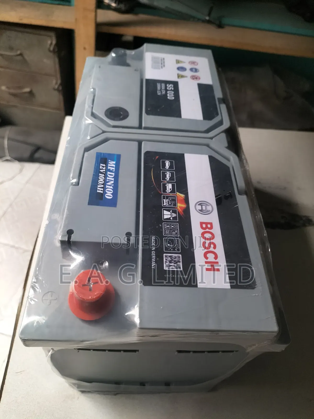 Bosch S5 010 Battery. Model: S5 010. 850a (En), 100ah, 12v.