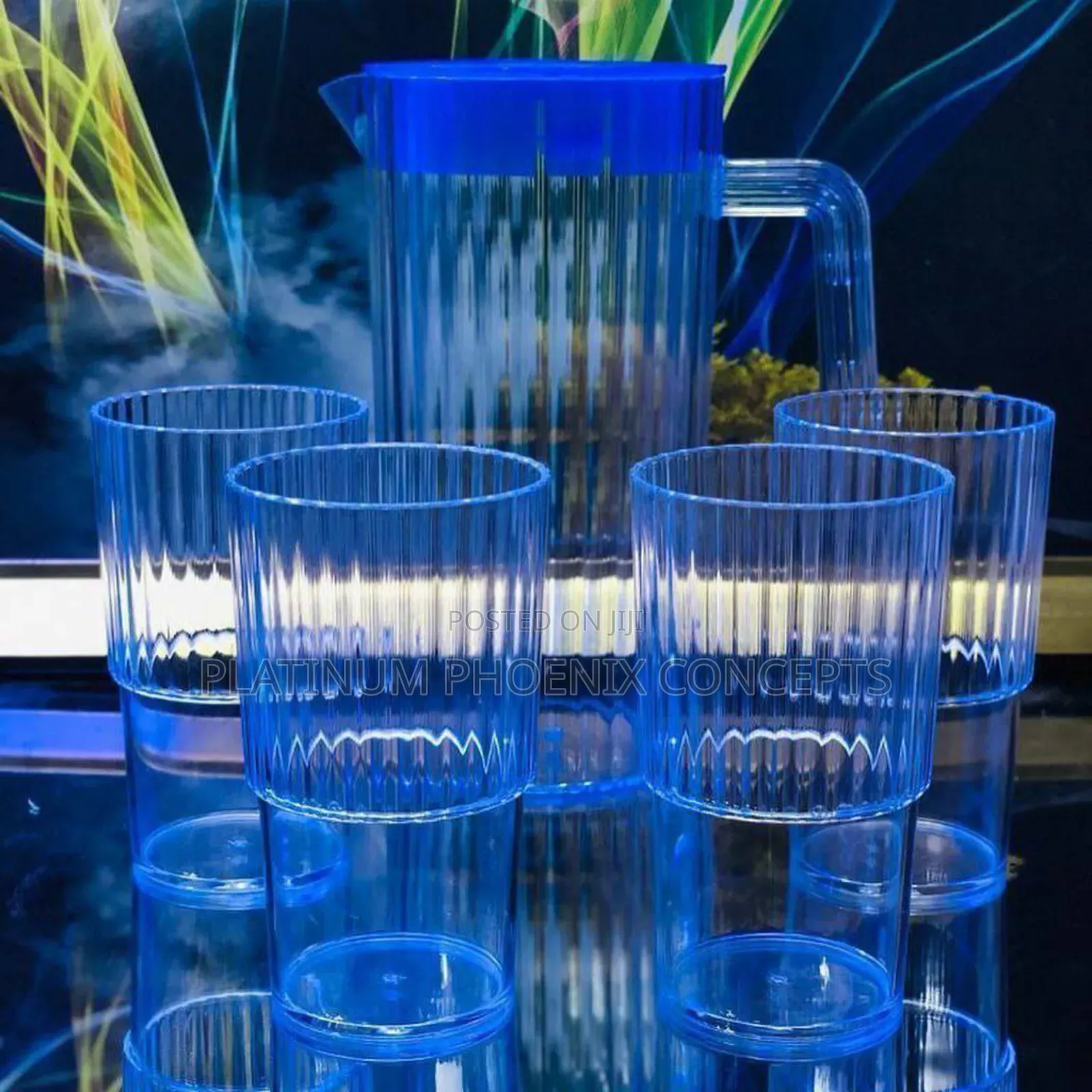 5in1 Acrylic Cups and Jug