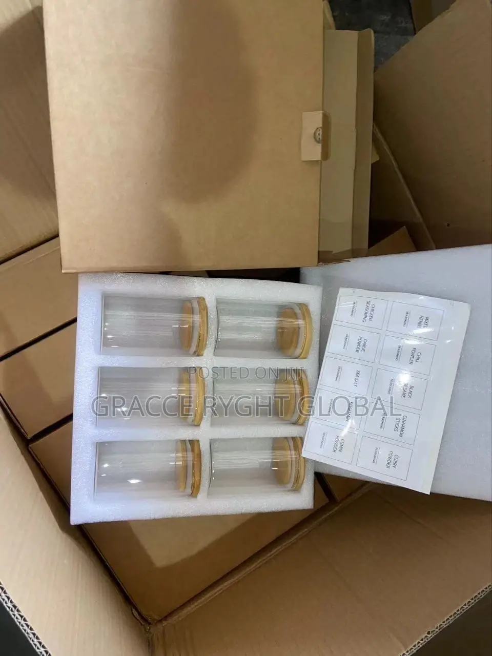 6pcs Spice Jar / Canister Set