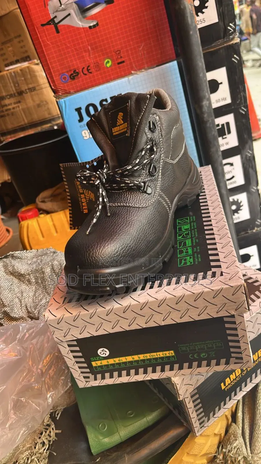 Land Rover Durable Safety Shoe For Site Work