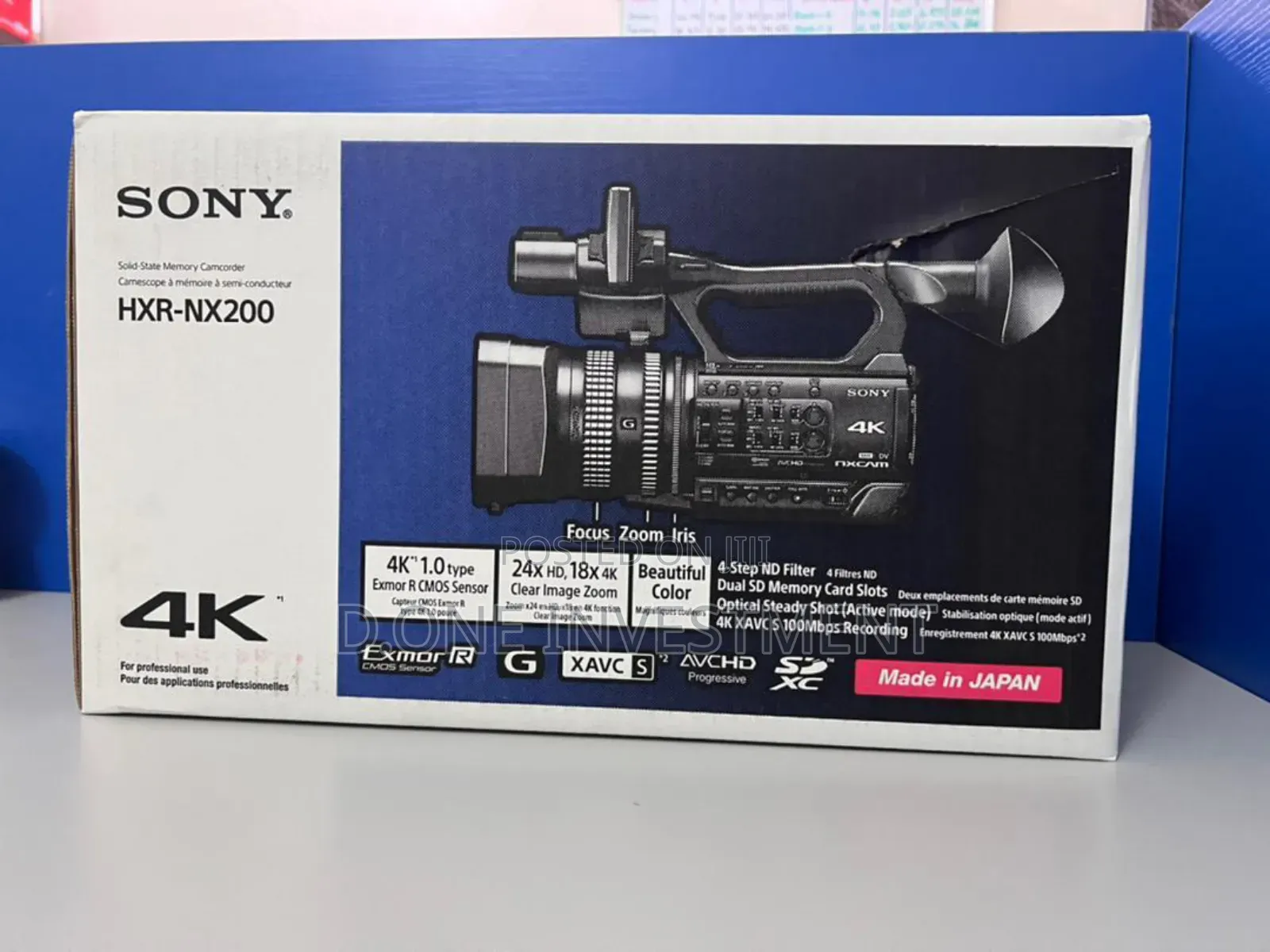 Sony HXR-Nx200 Nxcam Video Camcorder