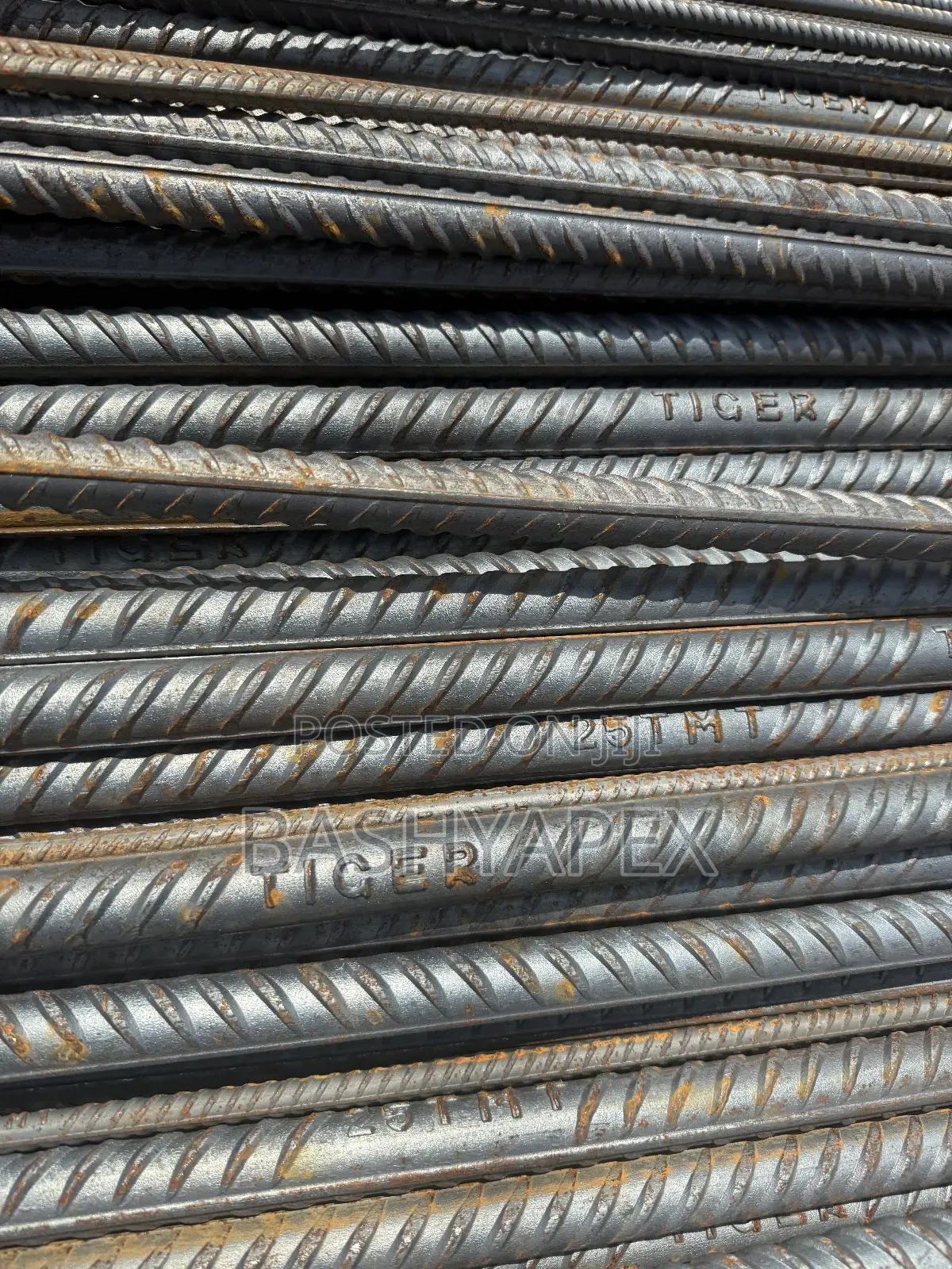 Full Gauge Y10 Y12 Y16 Y20 Tiger Reinforcements Iron Rod TMT