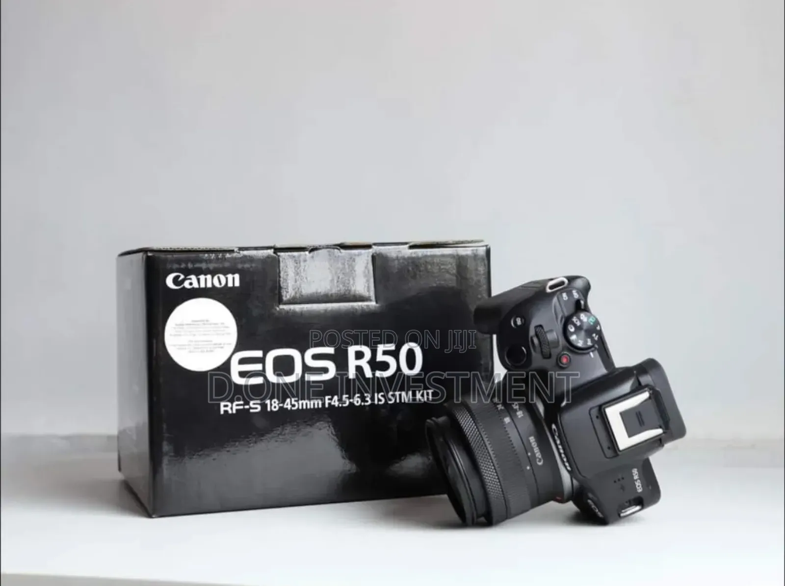 Canon Eos R50 Mirrorless Camera With 18-45mm Lens
