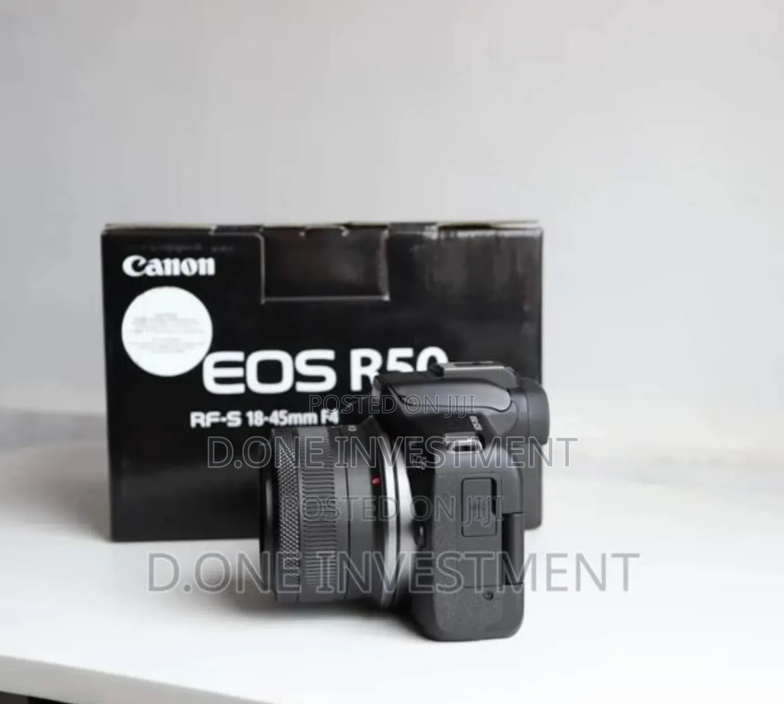 Canon Eos R50 Mirrorless Camera With 18-45mm Lens