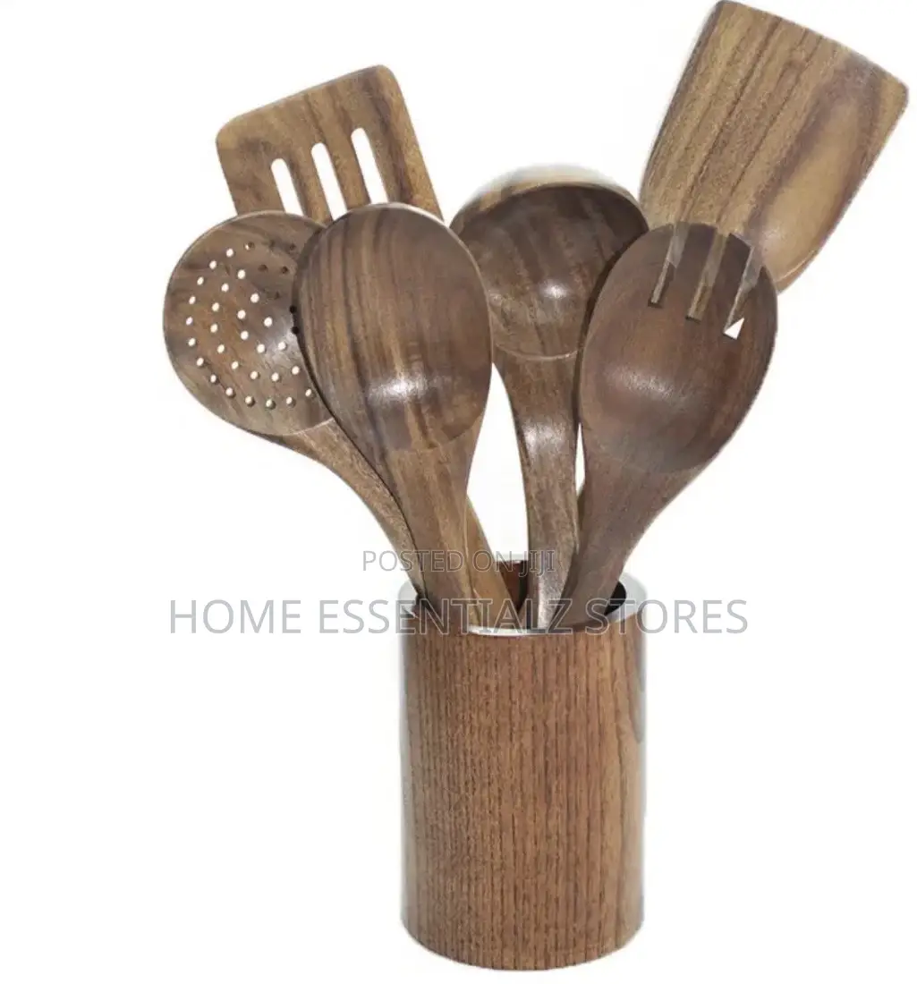 Natural Set of Cooking Wooden Spoons