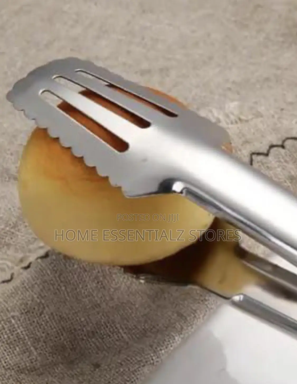 2 Pieces Set of Stainless Steel Food Tongs