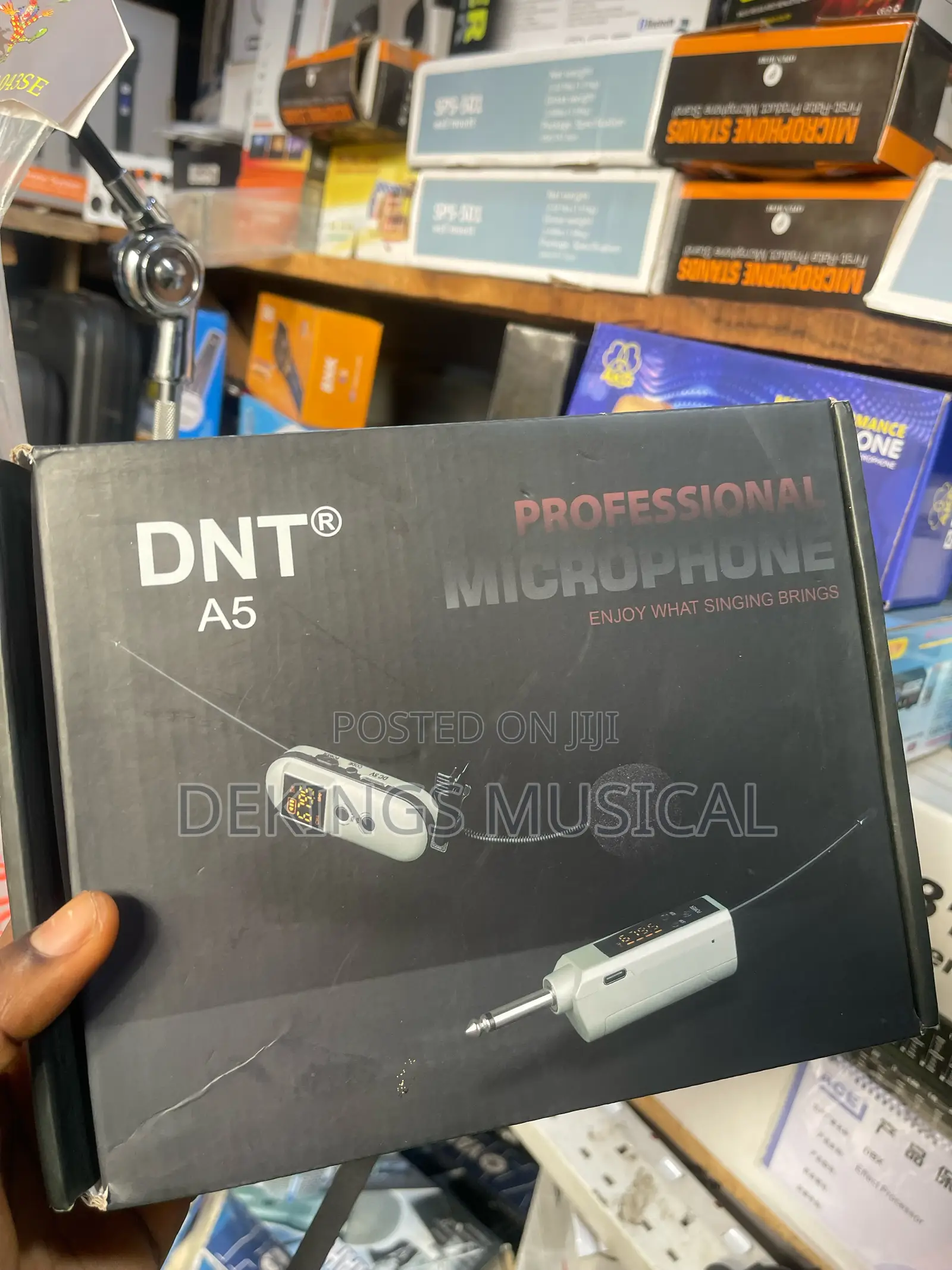 Dnt A5 Saxophone Instrument Microphone Sax Mic Rechargeable