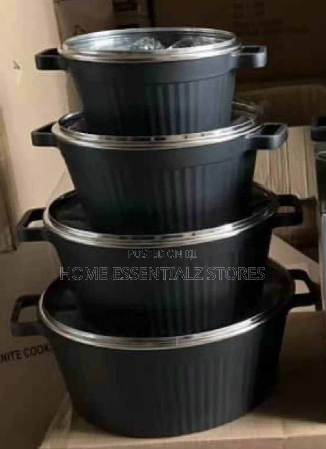 High Quality Uakeen Granite Pots Set - 10 Pieces