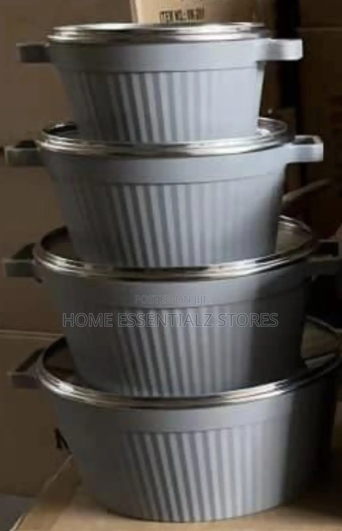 High Quality Uakeen Granite Pots Set - 10 Pieces