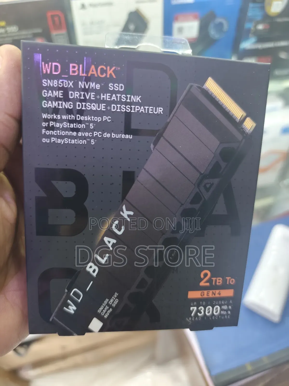 Wd Black Sn850x 2tb With Heatsink for Ps5 Laptops