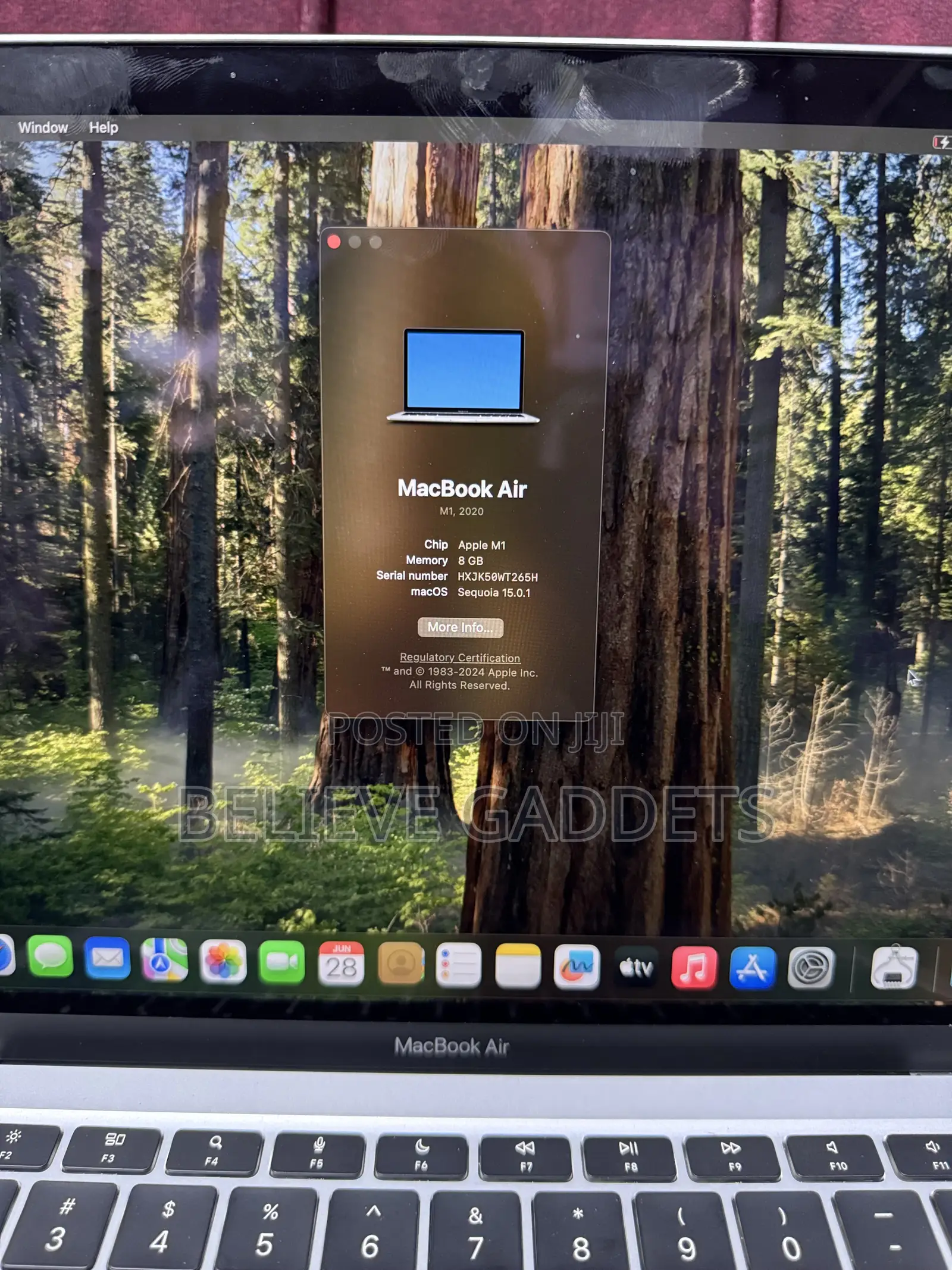 Laptop Apple MacBook Air 2020 M1 8GB Apple M1 SSD 128GB
