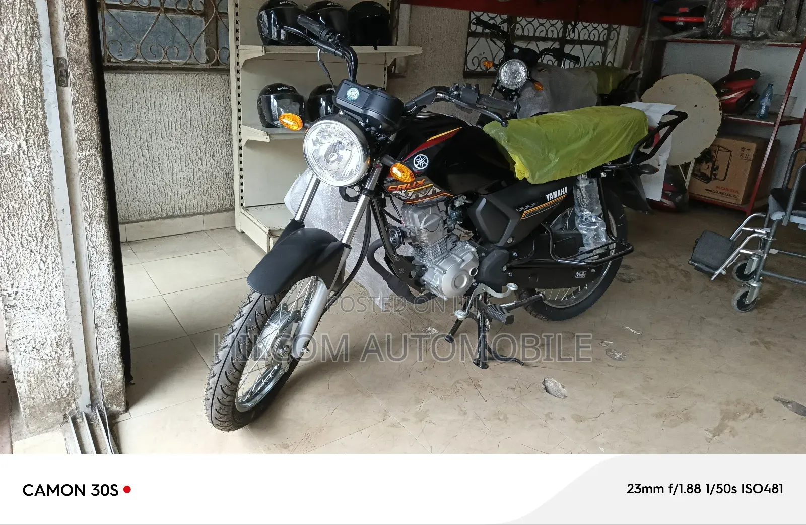 New Yamaha Crux 2024 Black
