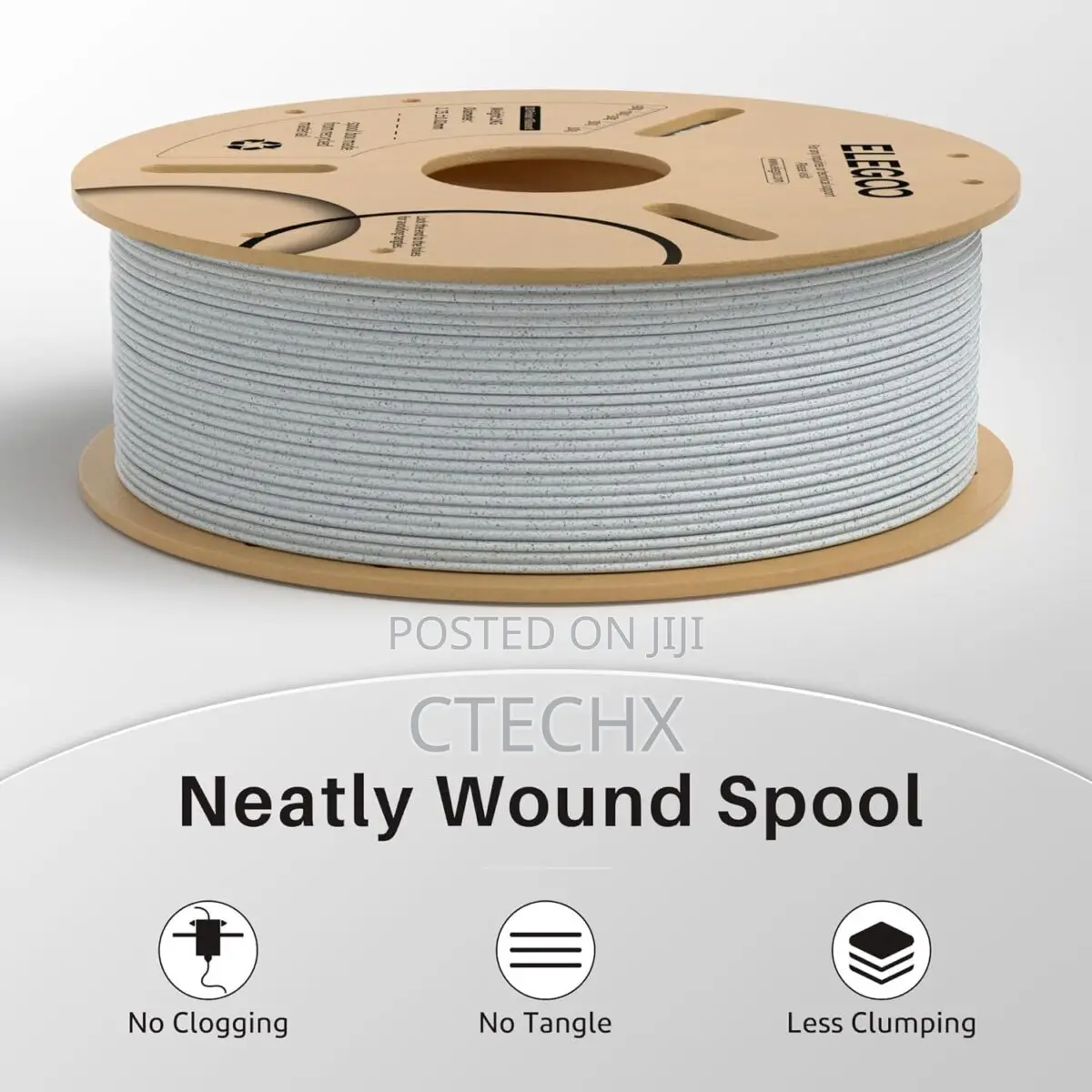 Elegoo Pla Filament 1.75mm Gray 1kg Epla1g
