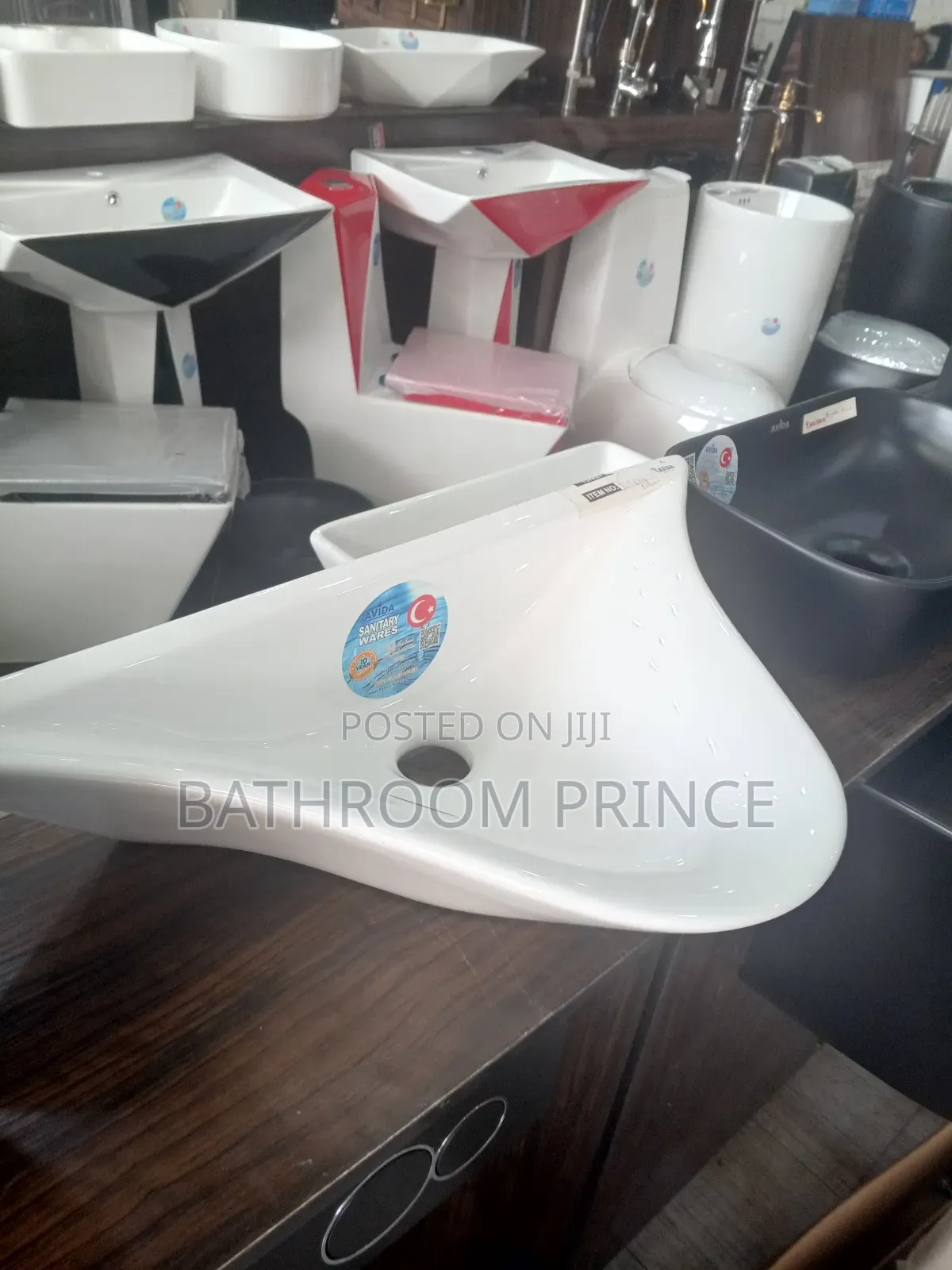 White Counter Top Basin