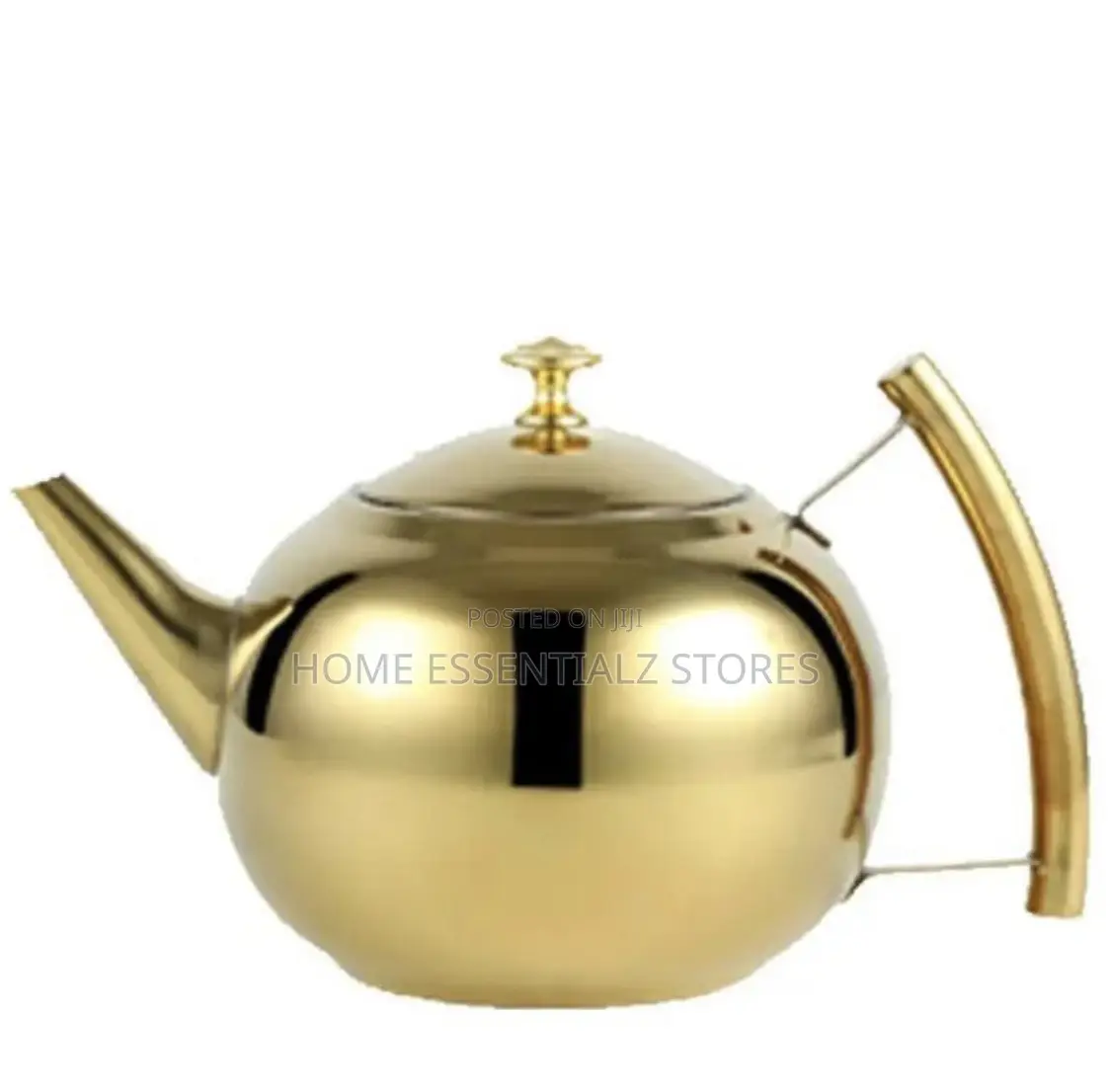 All Body Gold Coffee Teapot With Strainer