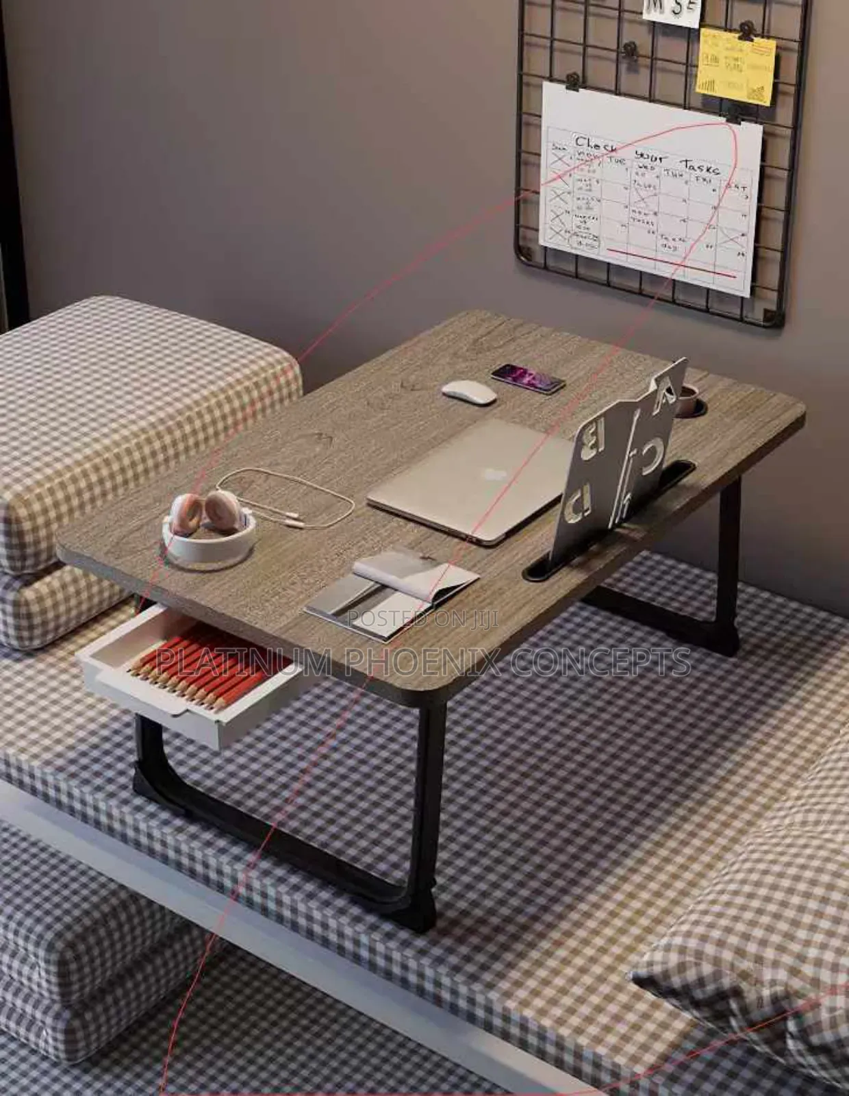 Laptop Table With Drawer